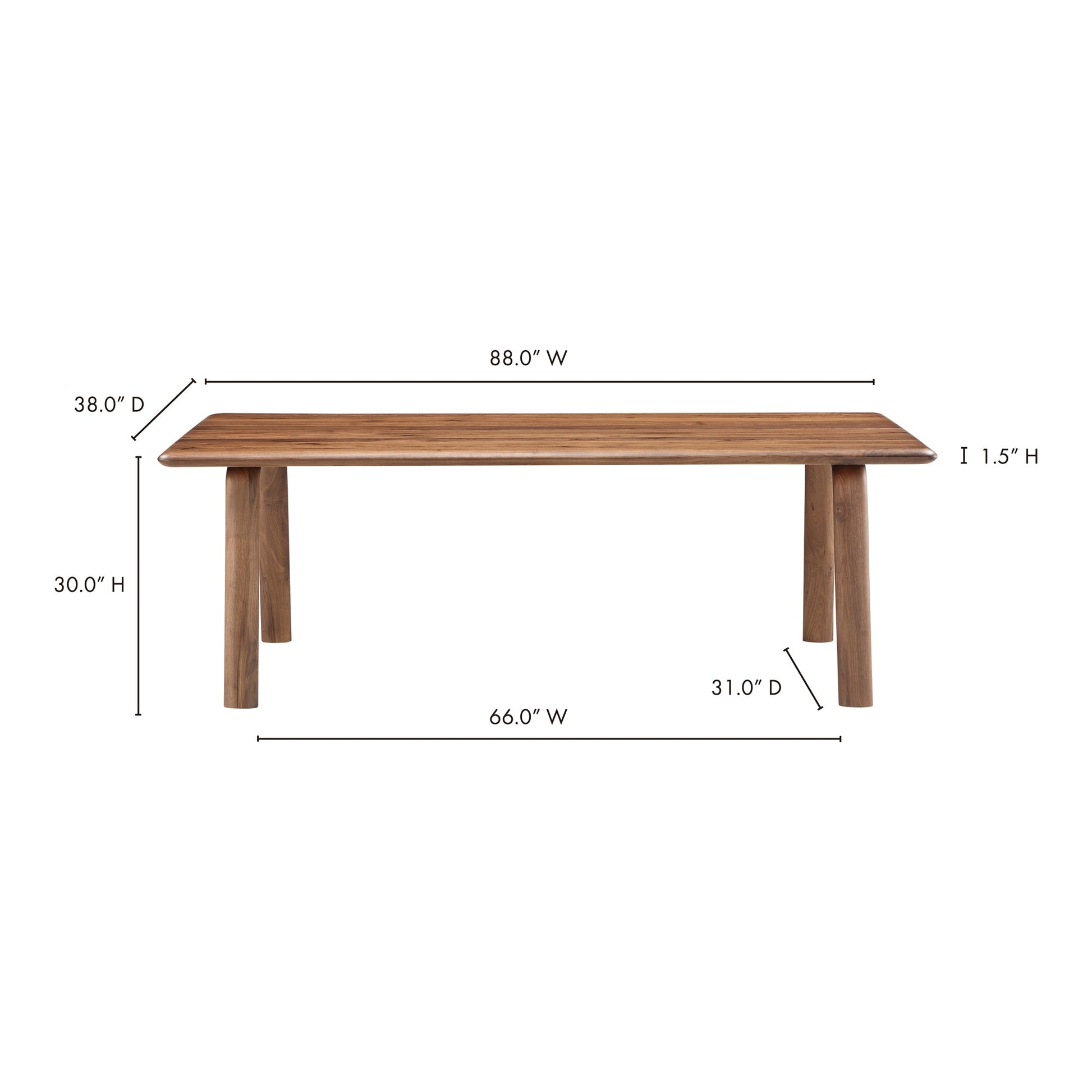 MALIBU DINING TABLE WALNUT-14