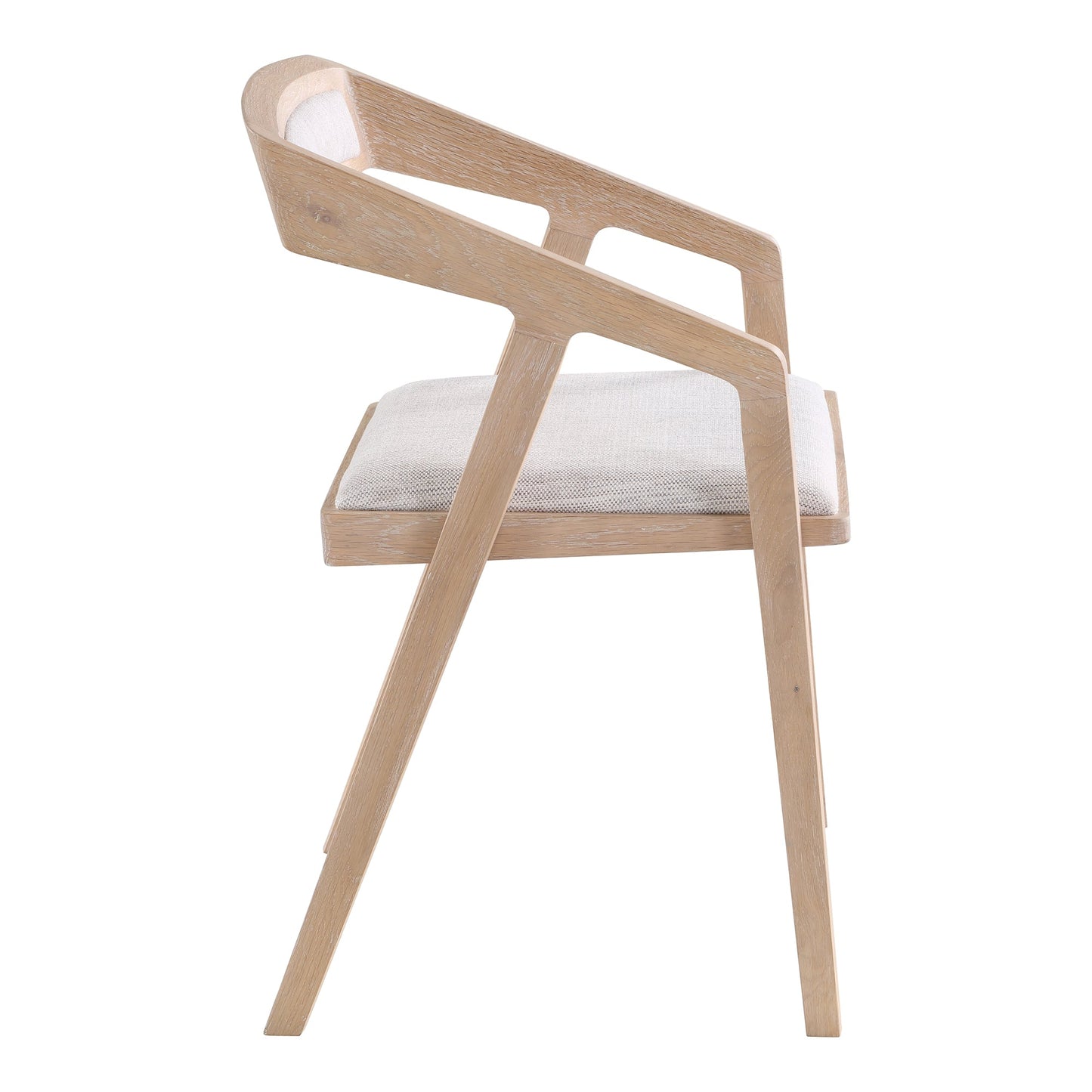 PADMA OAK ARM CHAIR LIGHT GREY-2