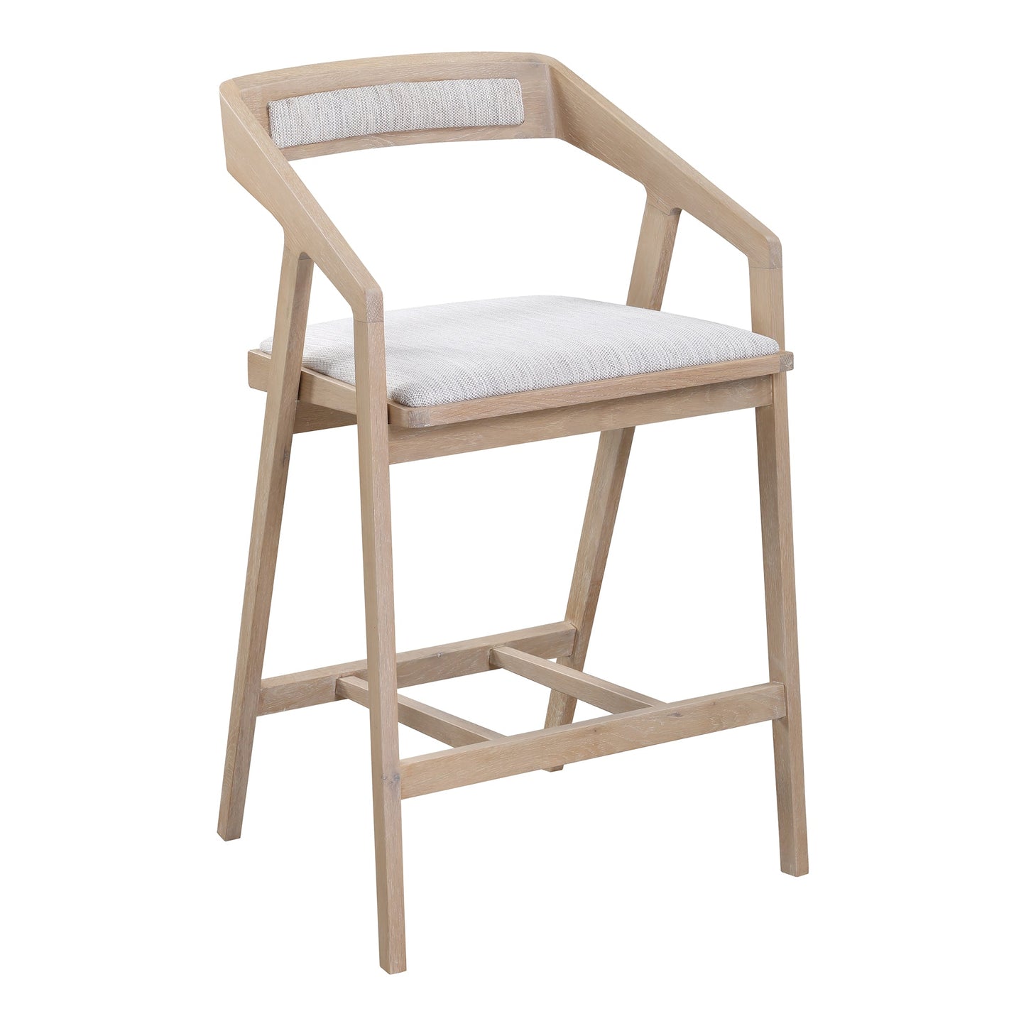 PADMA OAK COUNTER STOOL LIGHT GREY-1