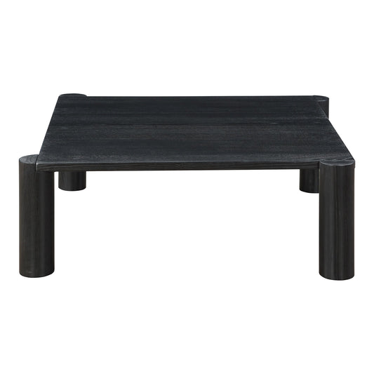 POST COFFEE TABLE BLACK OAK-0