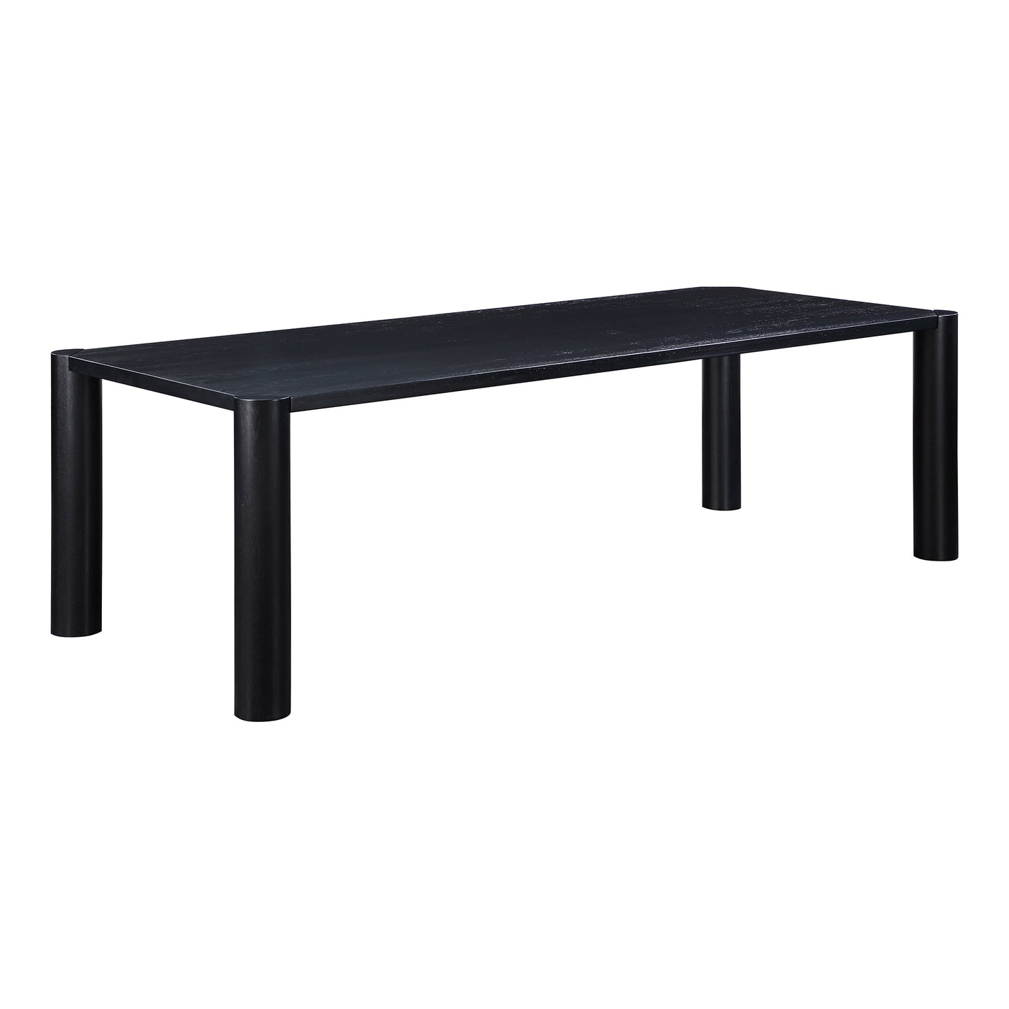 POST DINING TABLE LARGE OAK BLACK-1