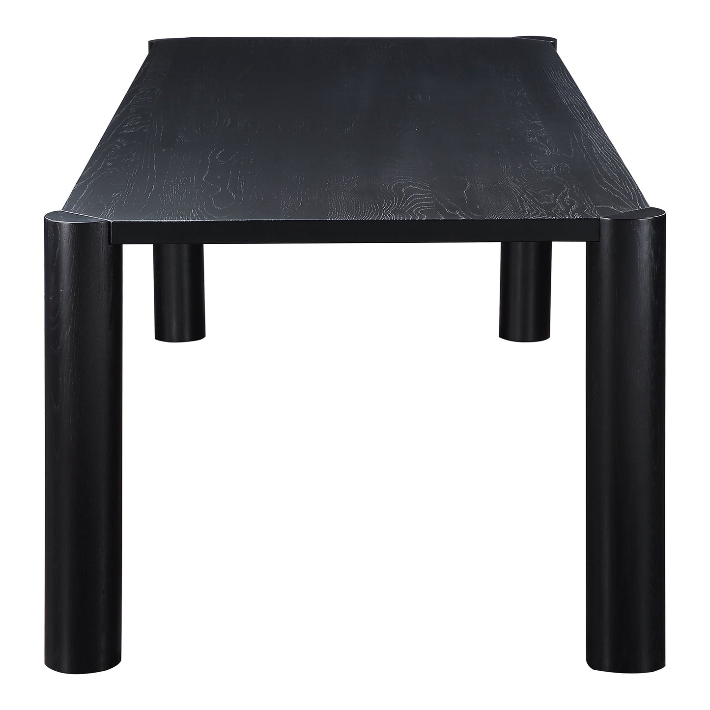 POST DINING TABLE LARGE OAK BLACK-2