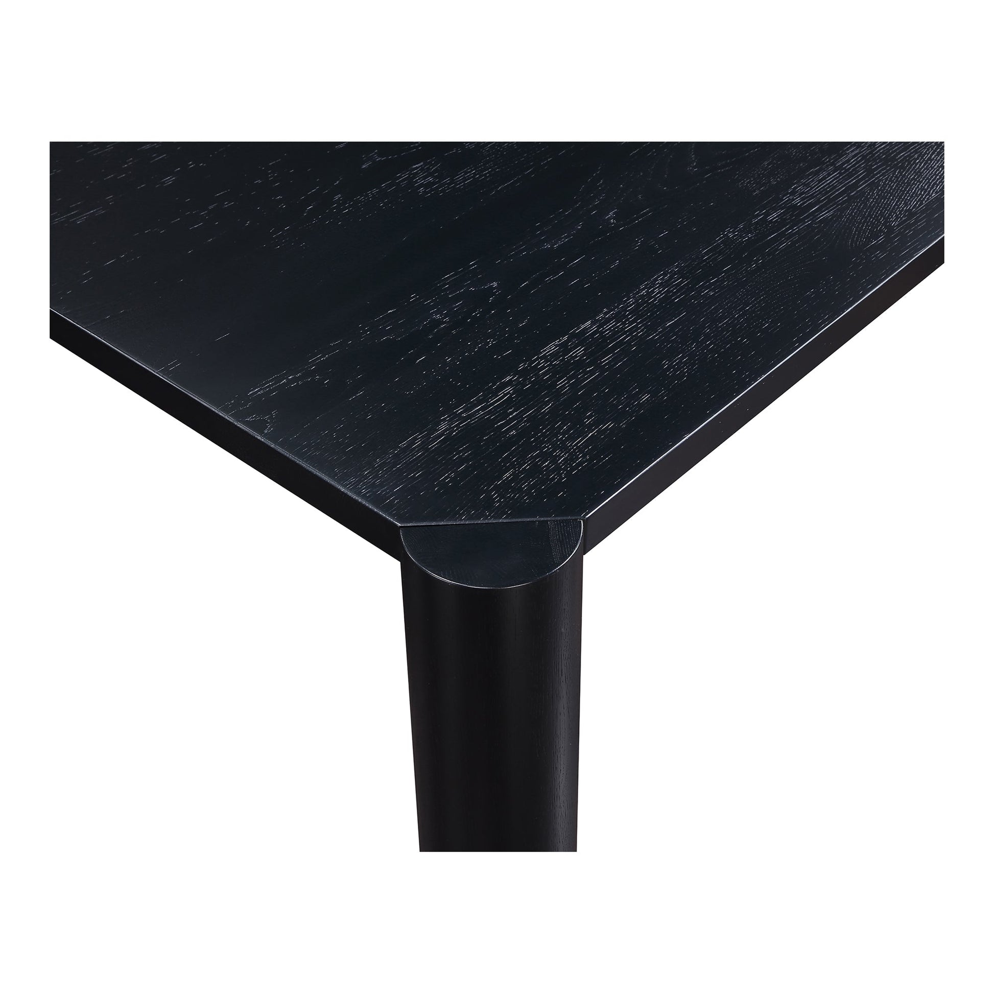 POST DINING TABLE LARGE OAK BLACK-3