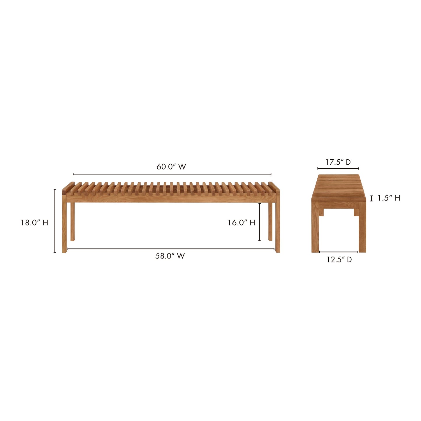 ROHE OAK BENCH NATURAL-9