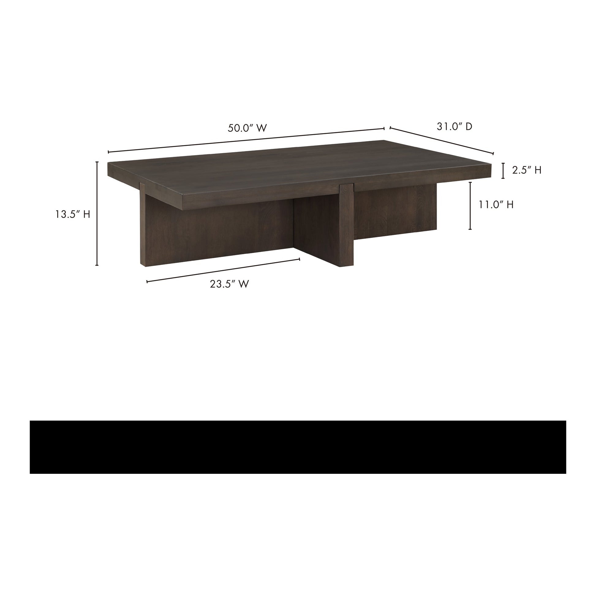 FOLKE COFFEE TABLE DARK BROWN-8