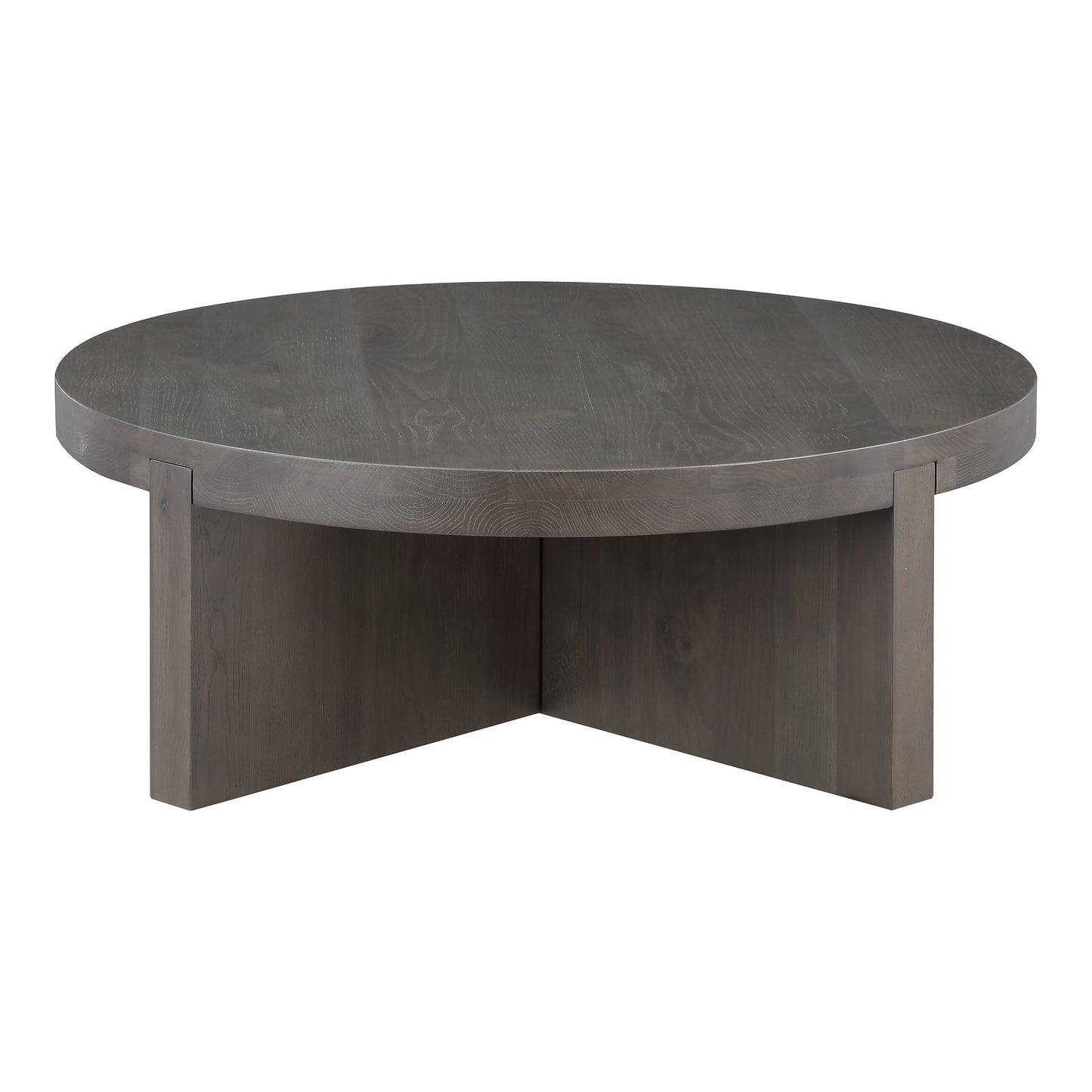 FOLKE ROUND COFFEE TABLE DARK BROWN-0