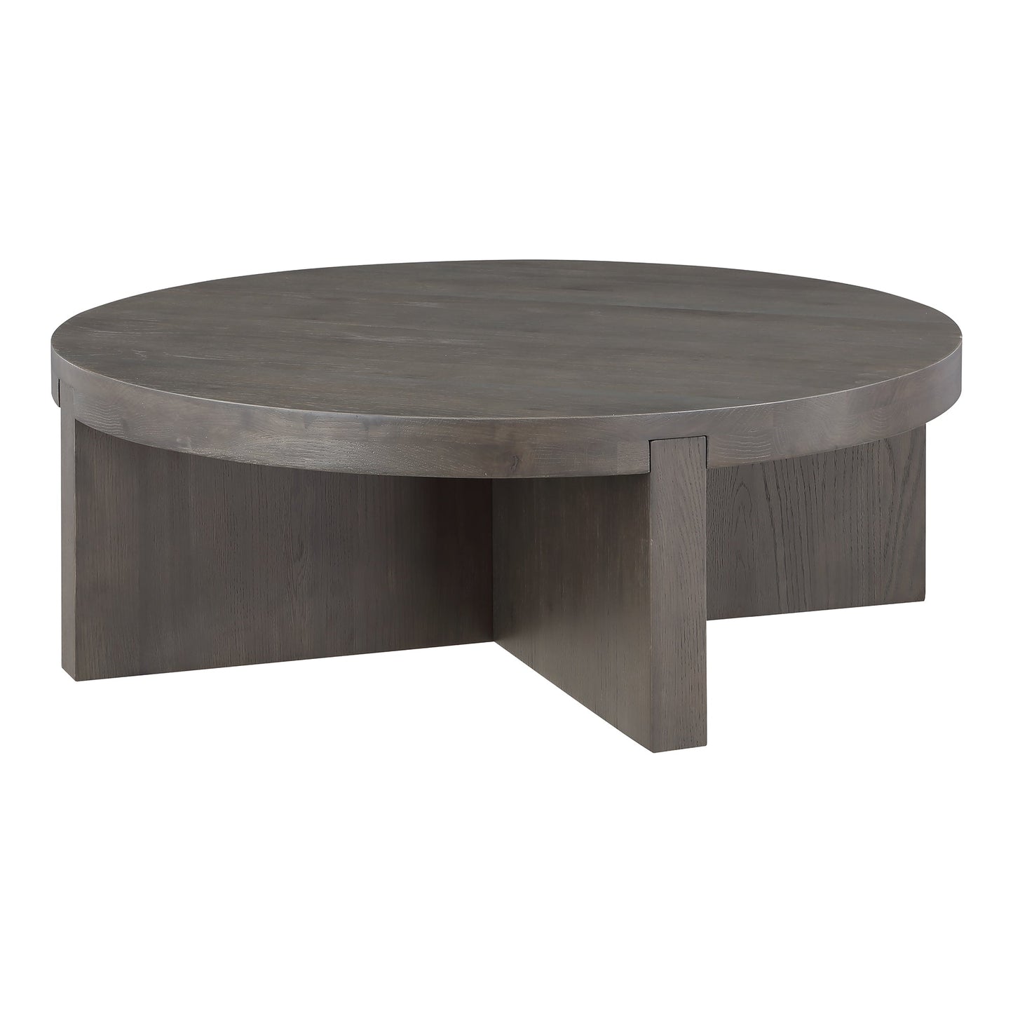 FOLKE ROUND COFFEE TABLE DARK BROWN-2