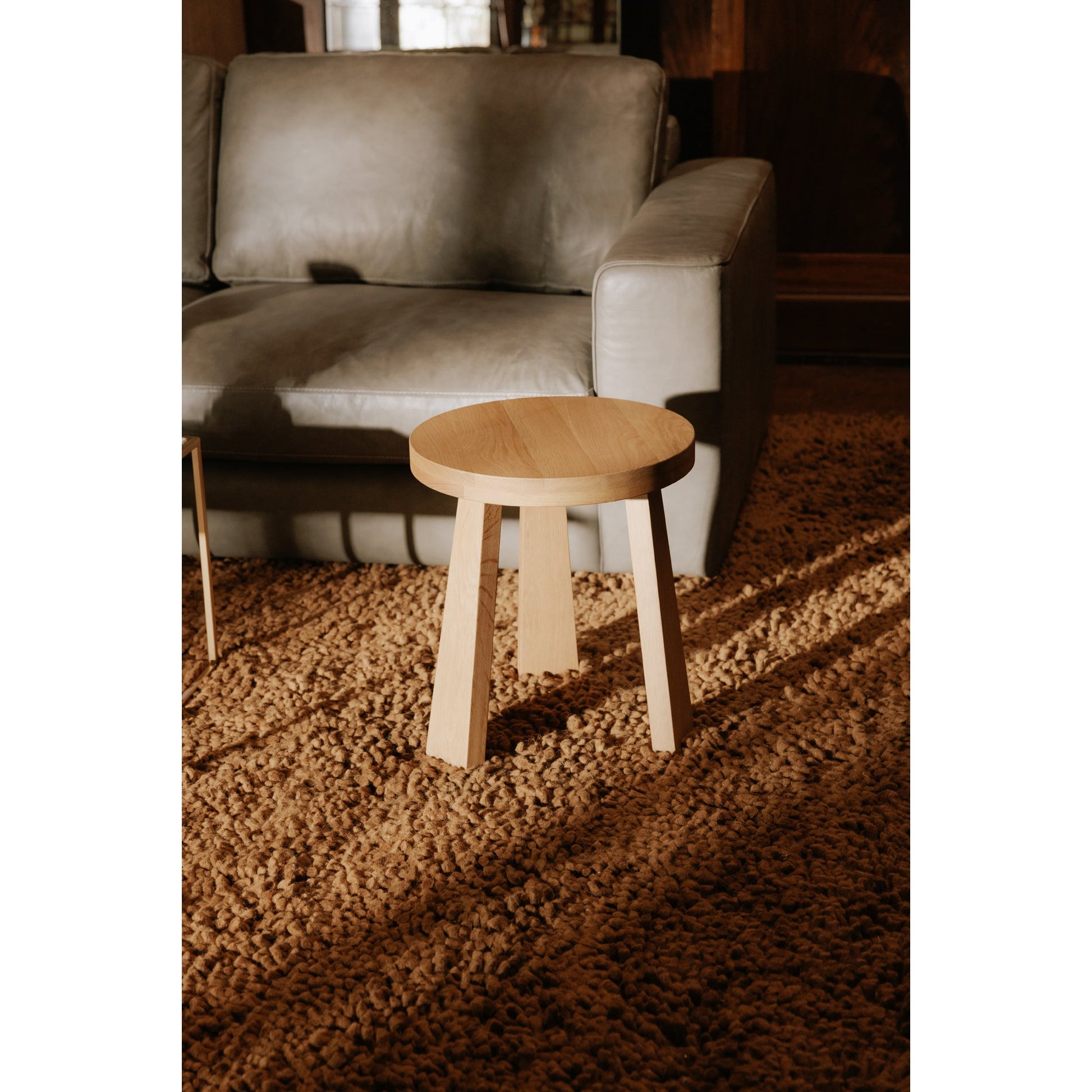 LUND STOOL OAK-3