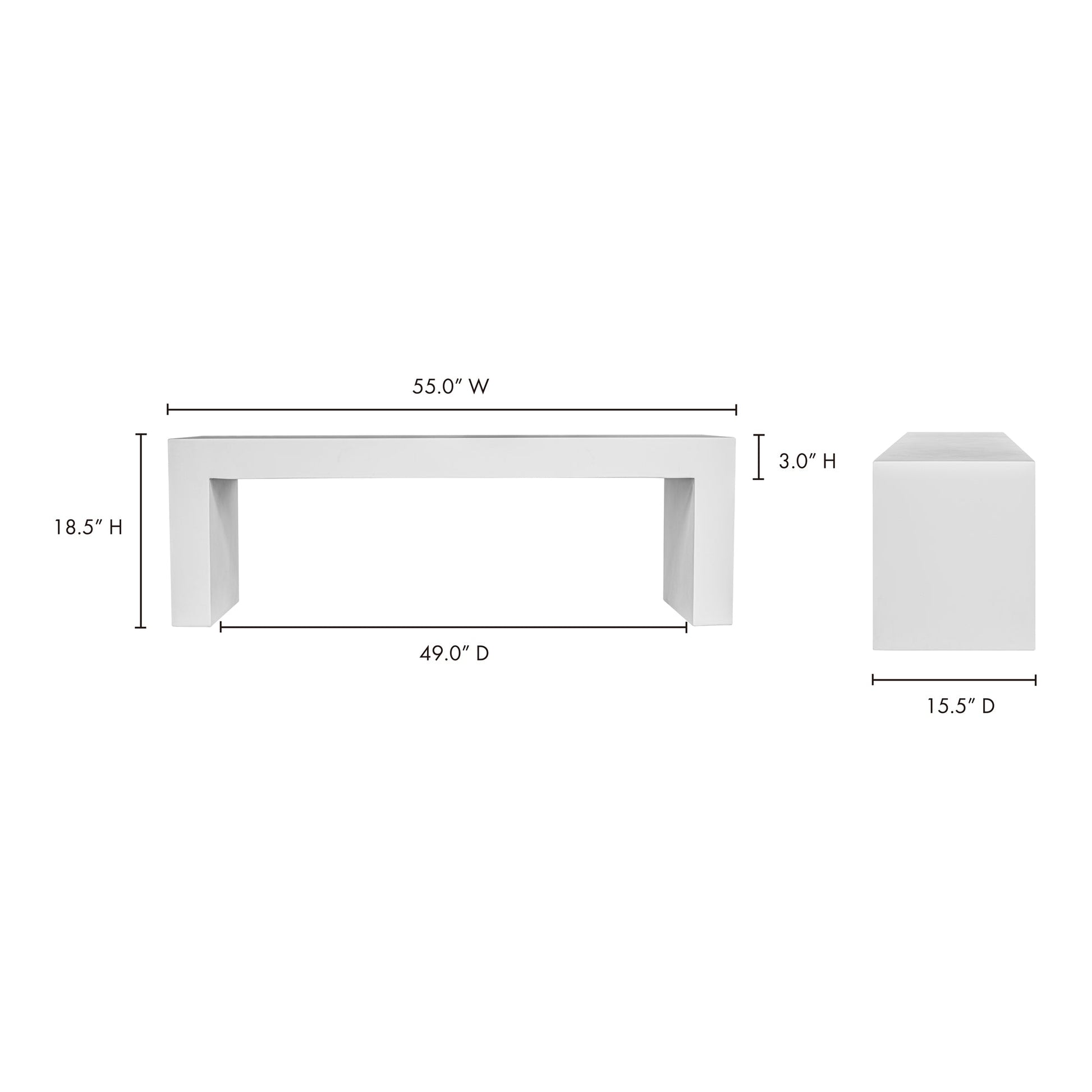 LAZARUS OUTDOOR BENCH WHITE-6