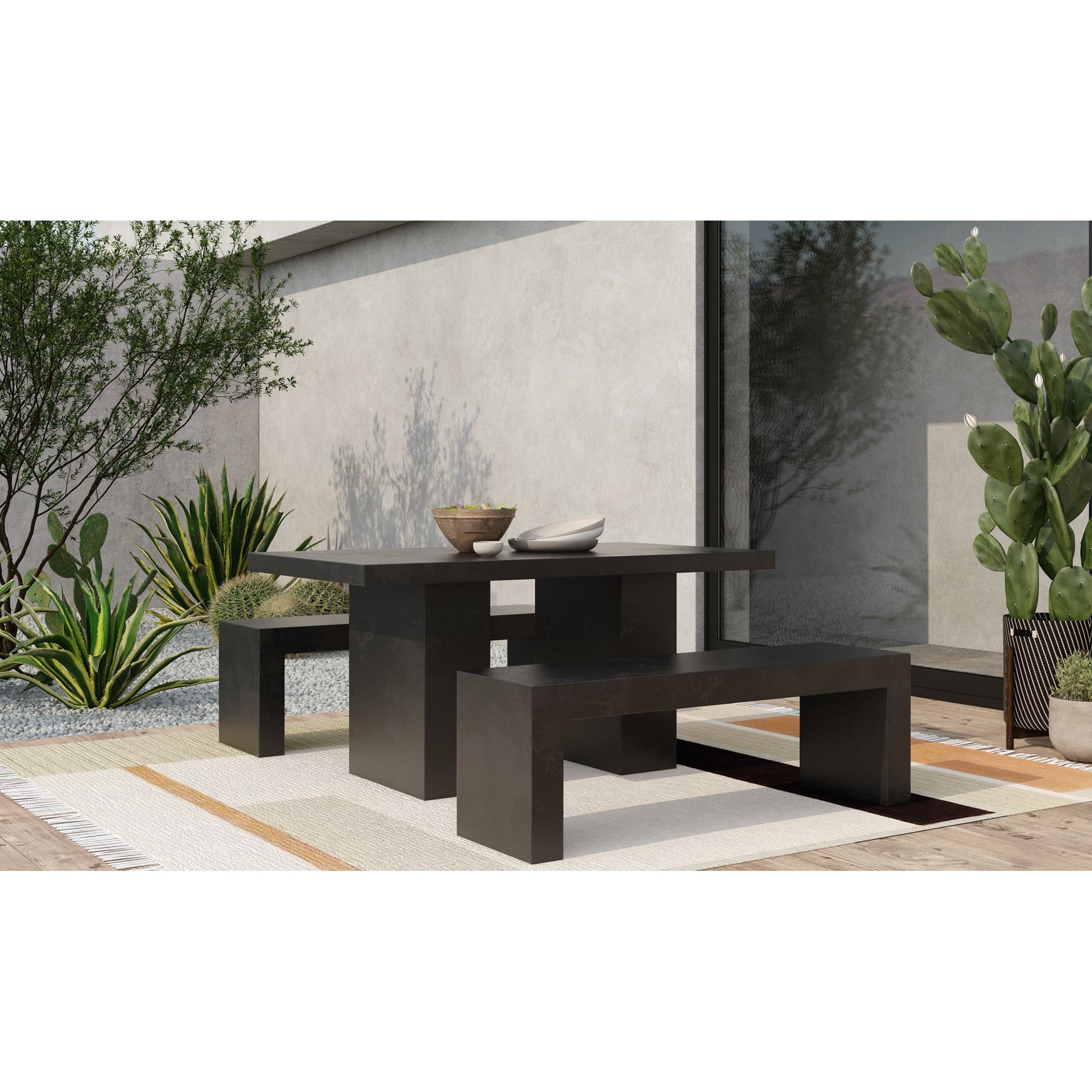 AURELIUS 2 OUTDOOR DINING TABLE BLACK-4