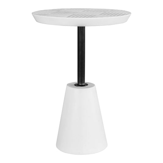 FOUNDATION OUTDOOR ACCENT TABLE WHITE-0