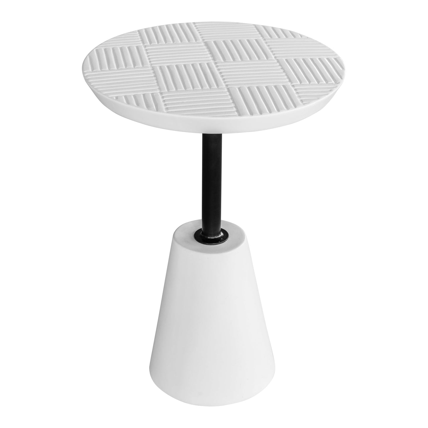 FOUNDATION OUTDOOR ACCENT TABLE WHITE-1