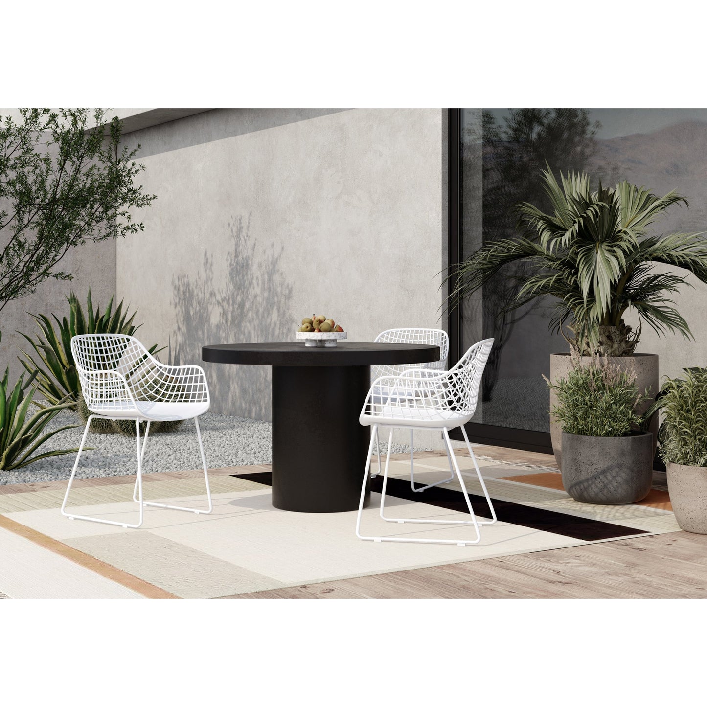 CASSIUS OUTDOOR DINING TABLE BLACK-3