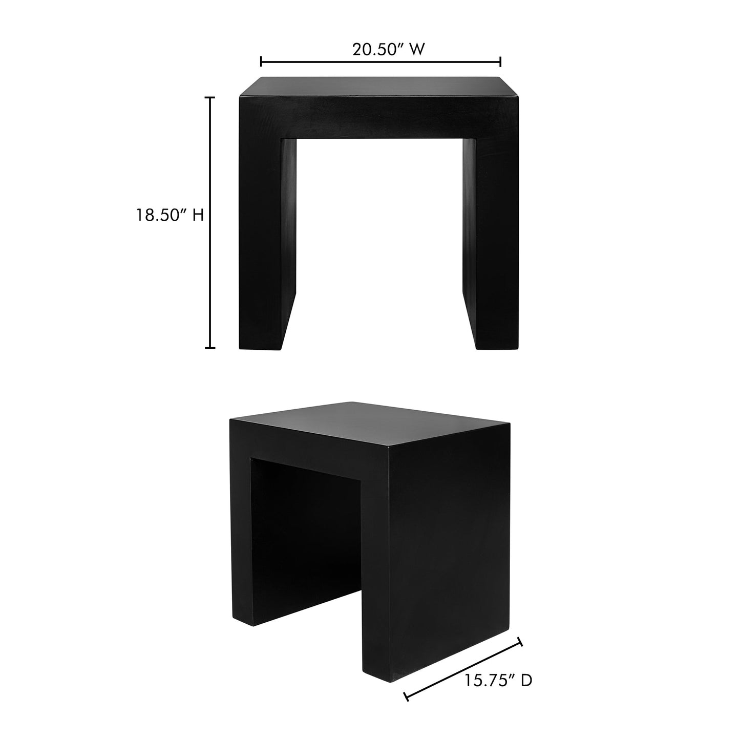 LAZARUS OUTDOOR STOOL BLACK-4