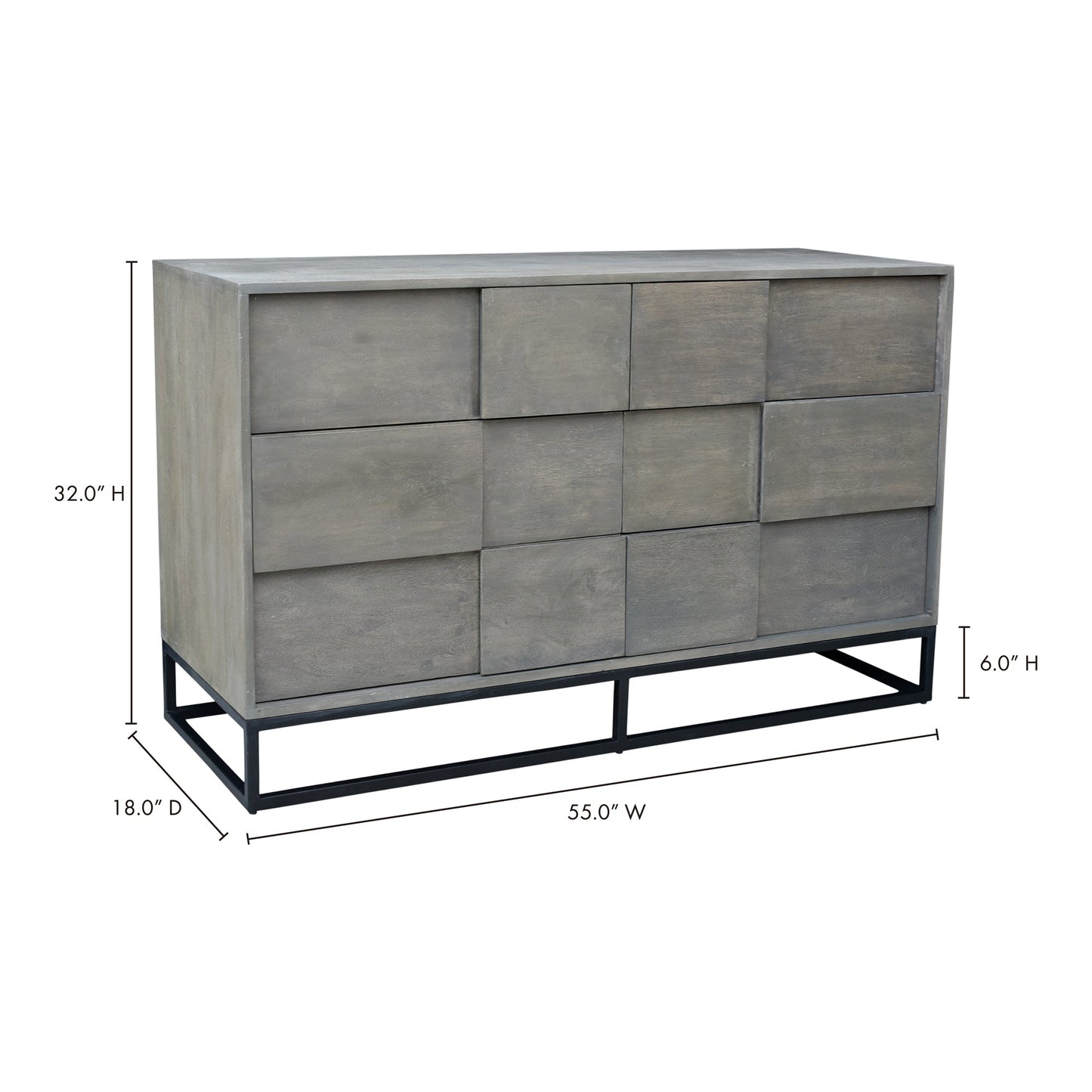 FELIX 6 DRAWER DRESSER-4