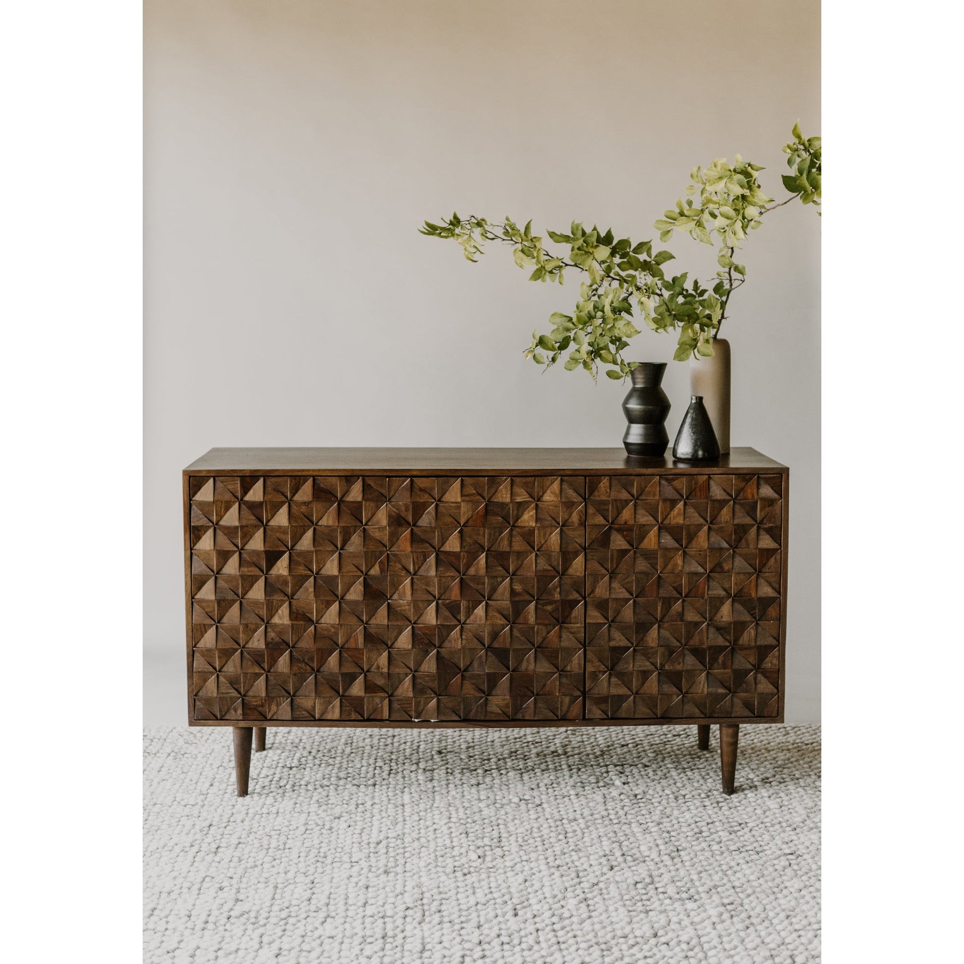 PABLO 3 DOOR SIDEBOARD BROWN-6