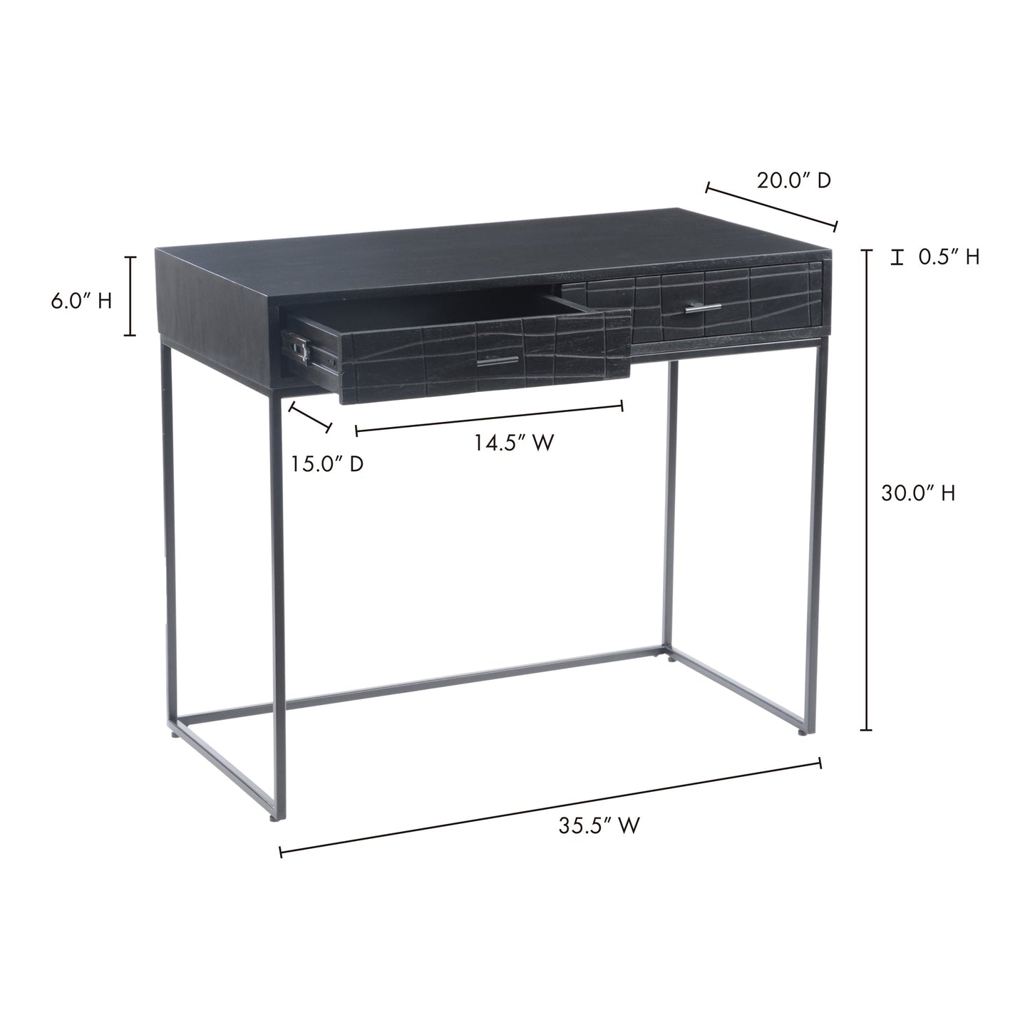 ATELIER DESK BLACK-8