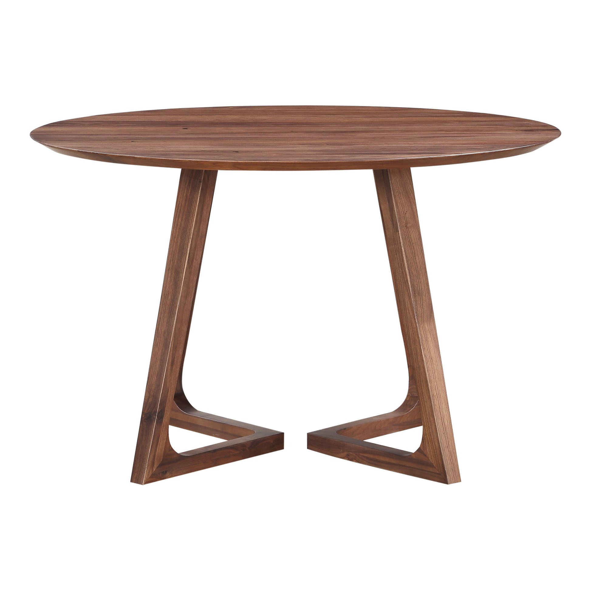 GODENZA DINING TABLE ROUND WALNUT-0