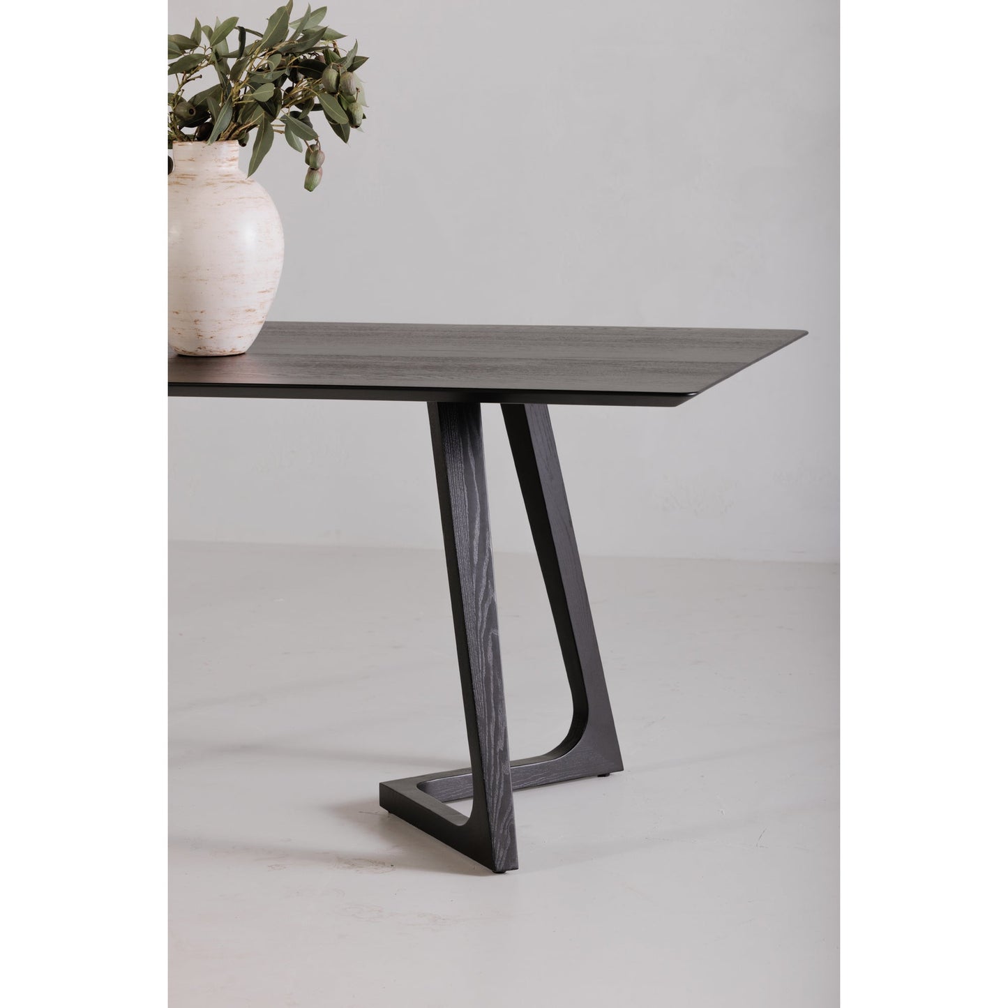 GODENZA DINING TABLE RECTANGULAR BLACK ASH-9