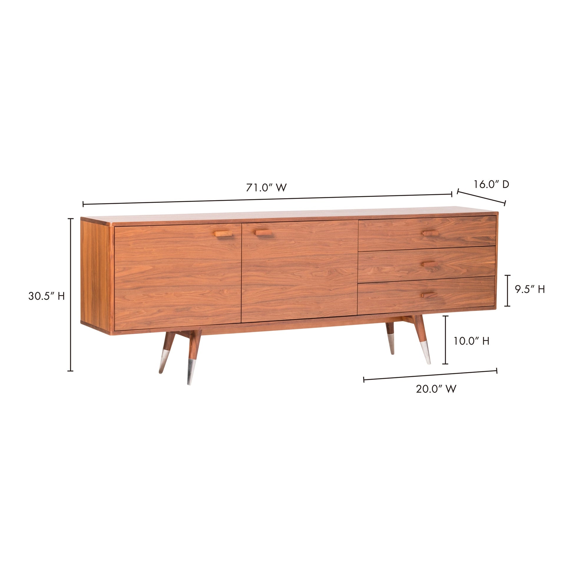 SIENNA SIDEBOARD WALNUT SMALL-10