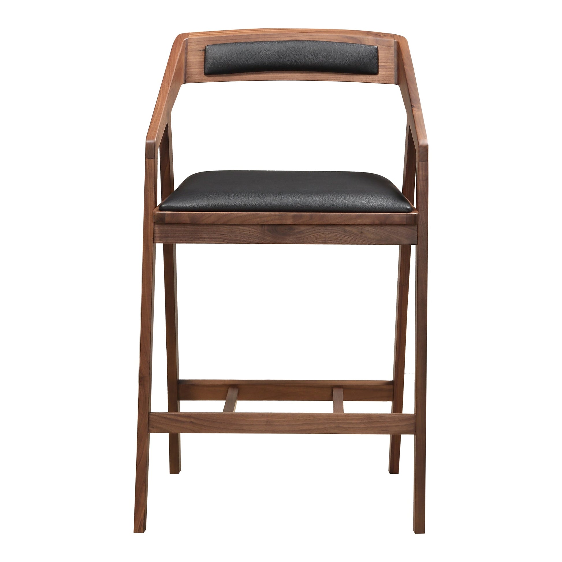 PADMA COUNTER STOOL BLACK VEGAN LEATHER-0