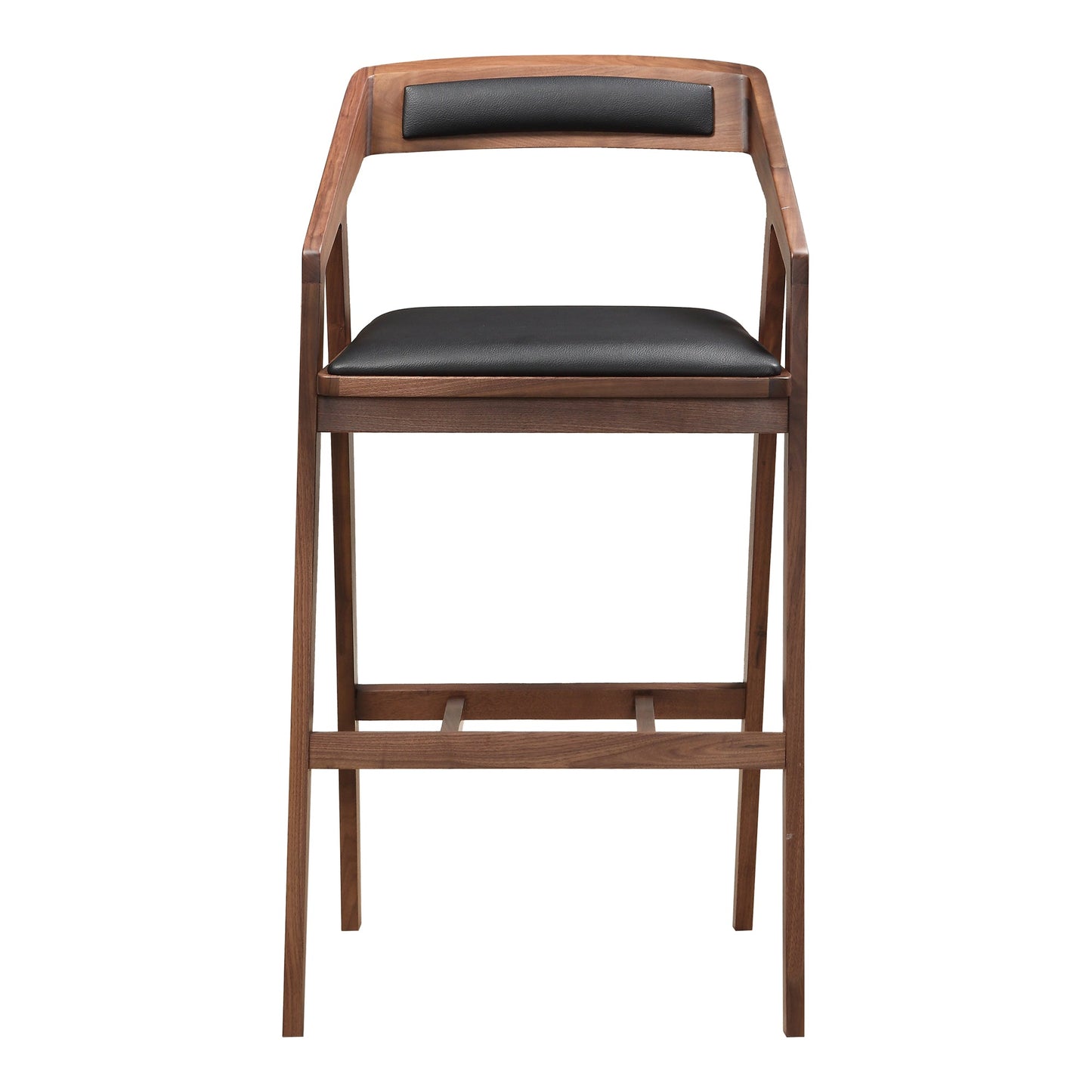 PADMA BARSTOOL BLACK VEGAN LEATHER-0