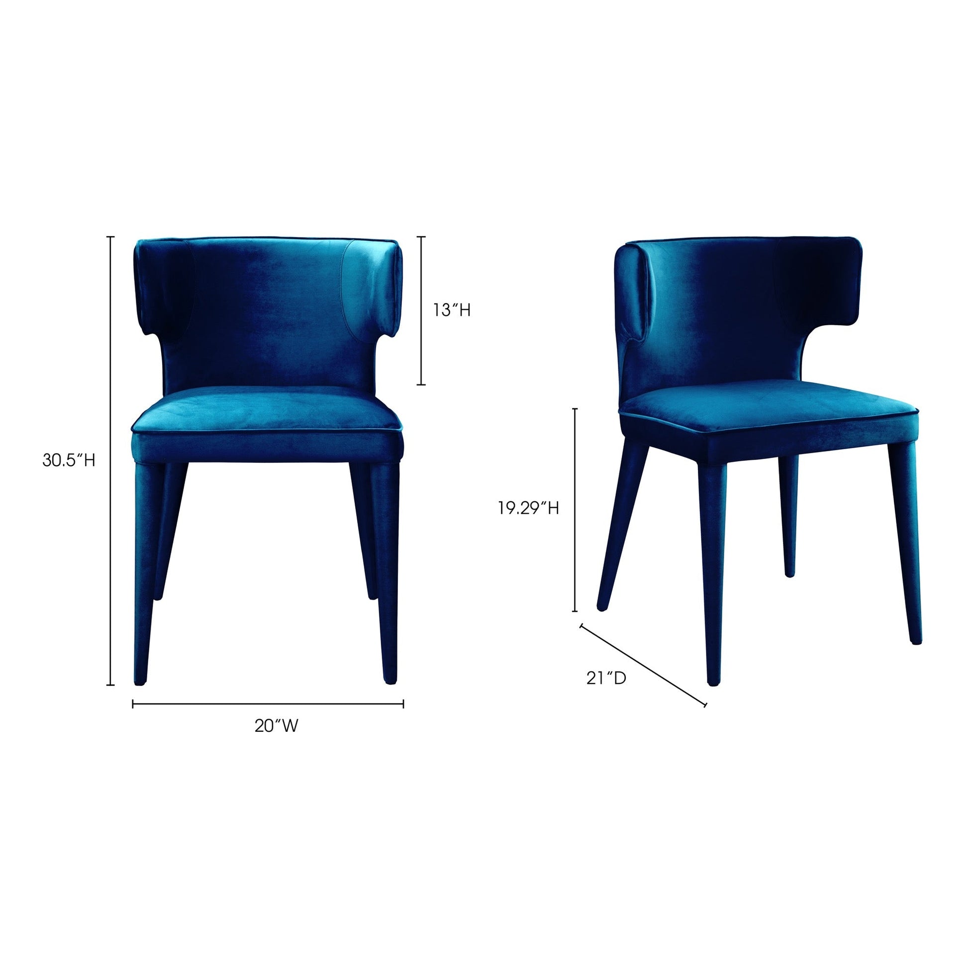 JENNAYA DINING CHAIR TEAL-5