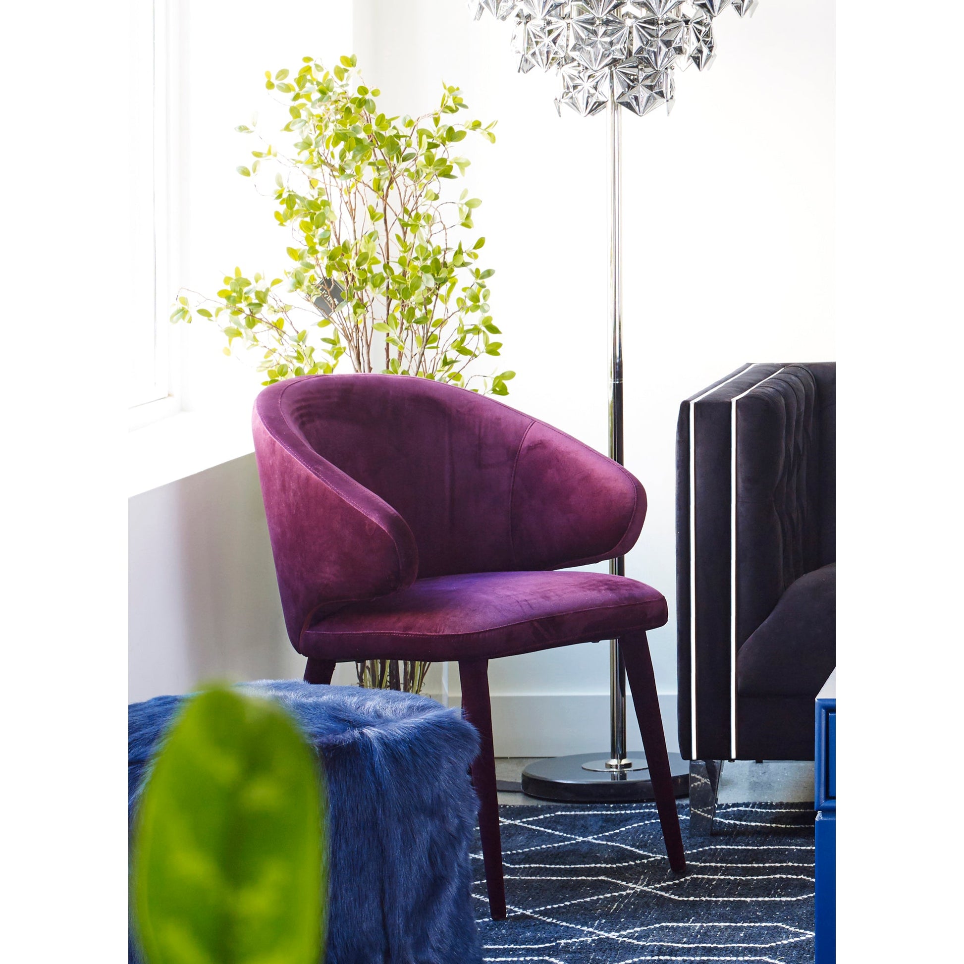 STEWART DINING CHAIR PURPLE-4