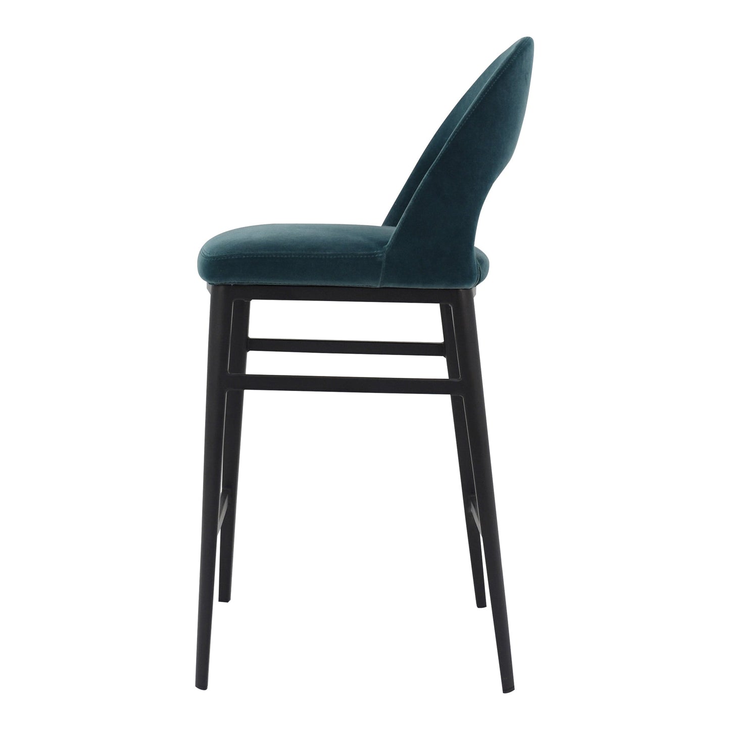 ROGER COUNTER STOOL TEAL VELVET-2