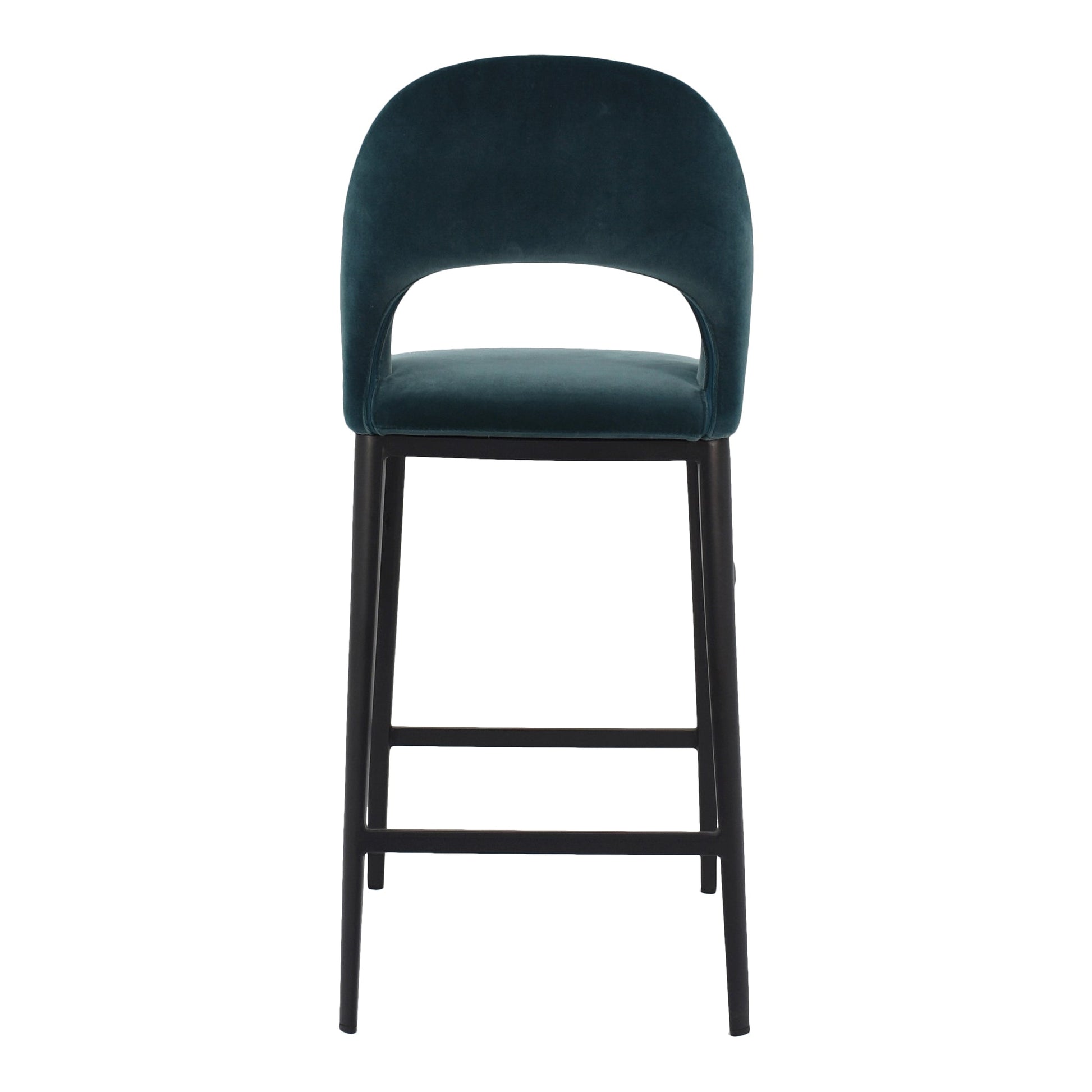 ROGER COUNTER STOOL TEAL VELVET-3