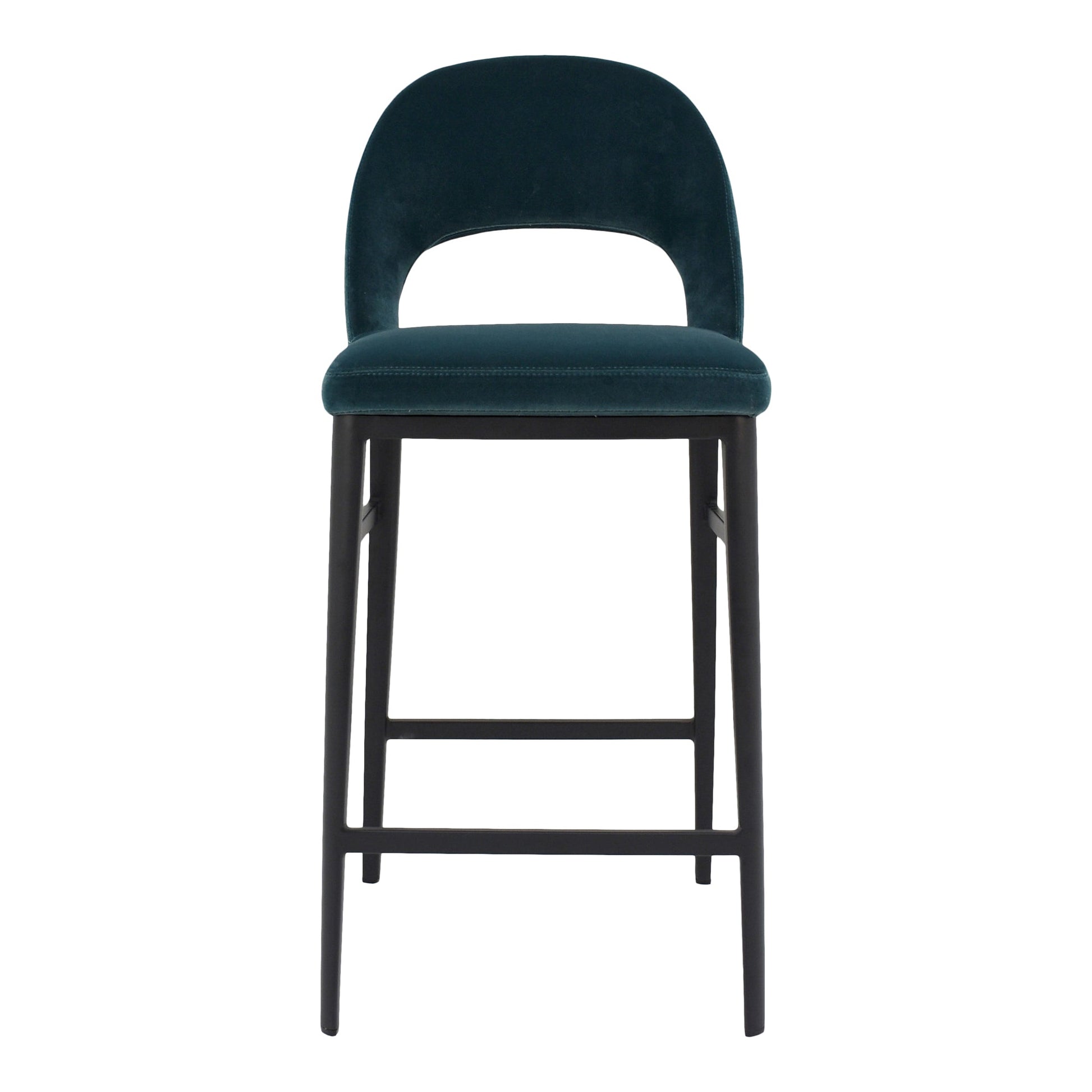 ROGER COUNTER STOOL TEAL VELVET-0