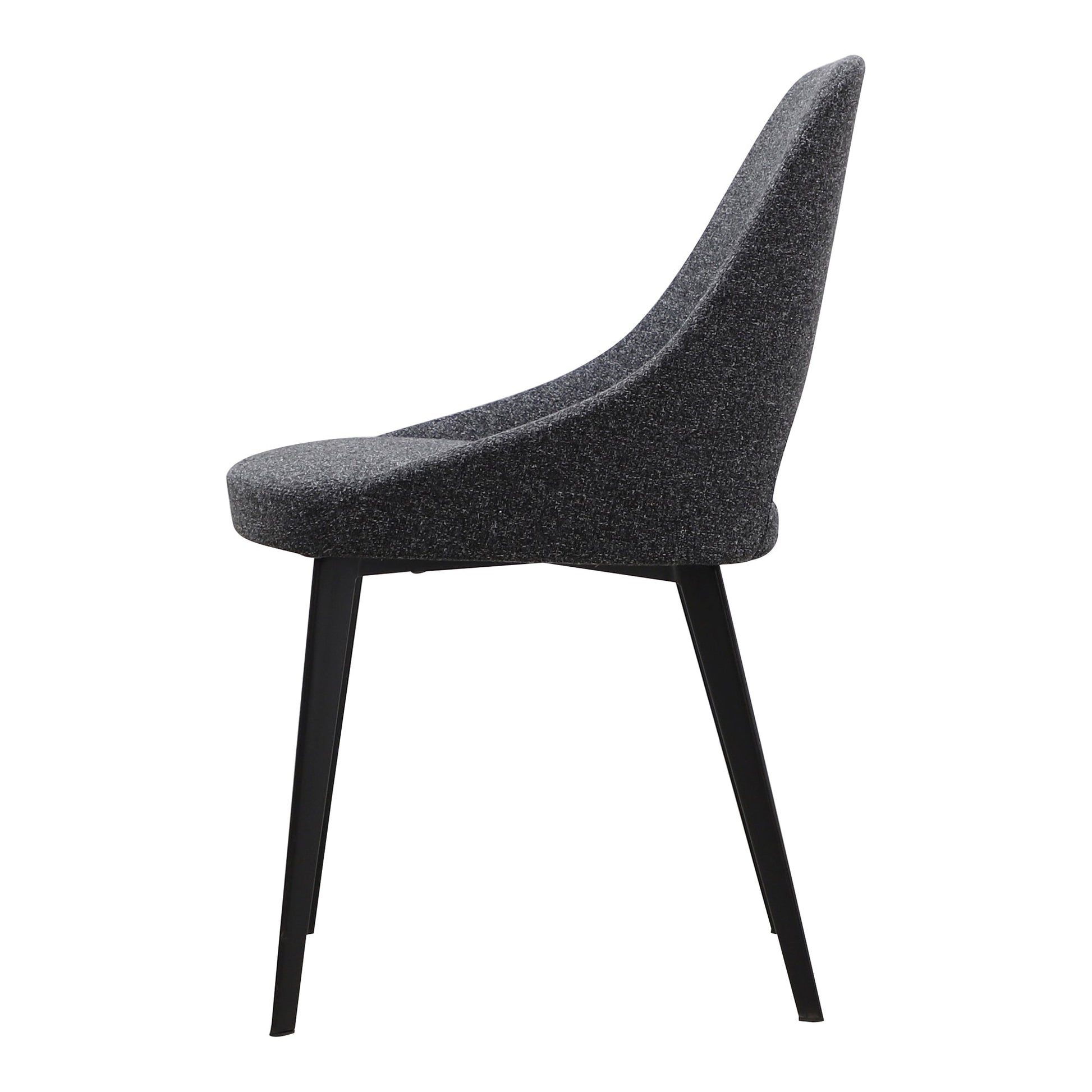 TIZZ DINING CHAIR DARK GREY-2