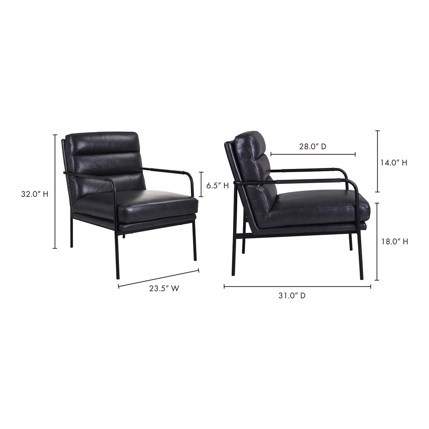 VERLAINE CHAIR RAVEN BLACK-7