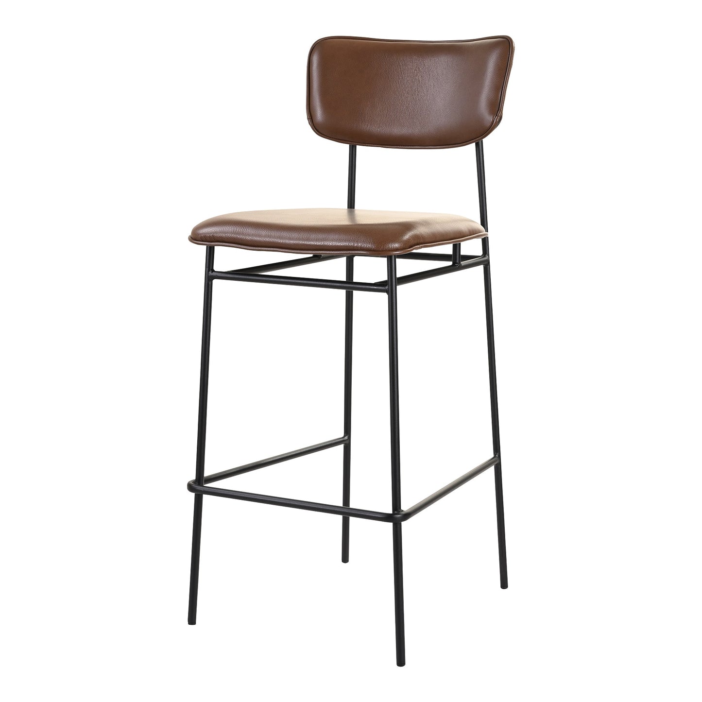 SAILOR BAR STOOL DARK BROWN-0