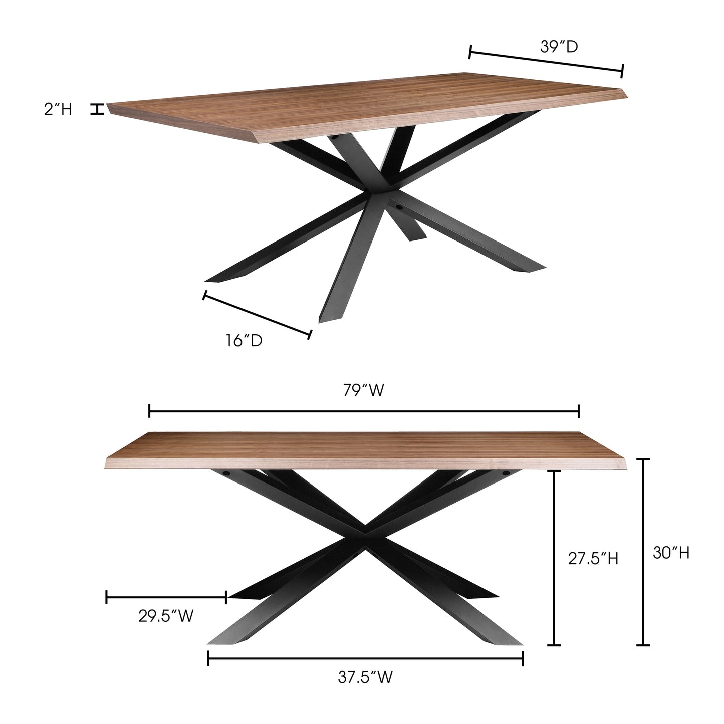 OSLO DINING TABLE WALNUT-5