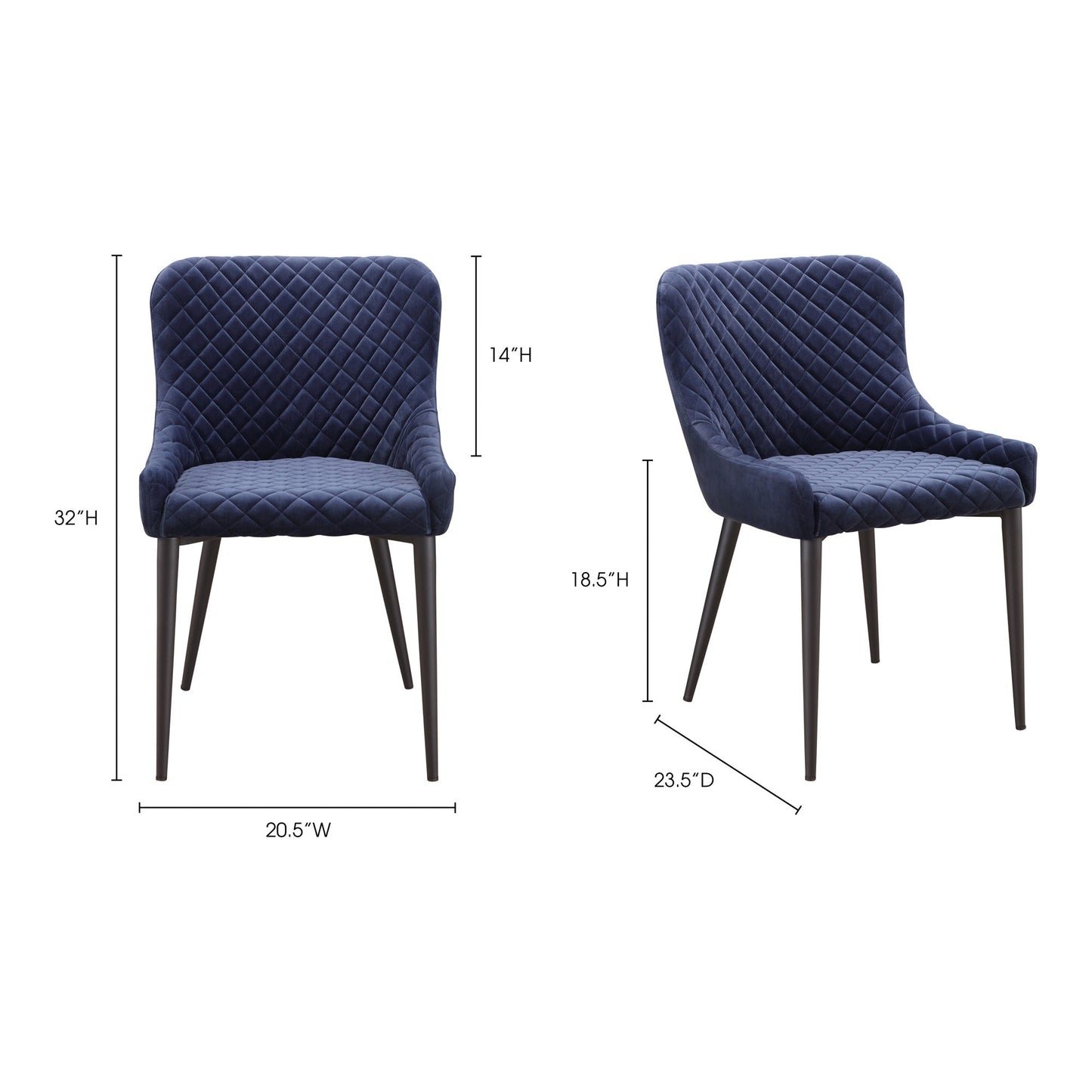 ETTA DINING CHAIR DARK BLUE-5