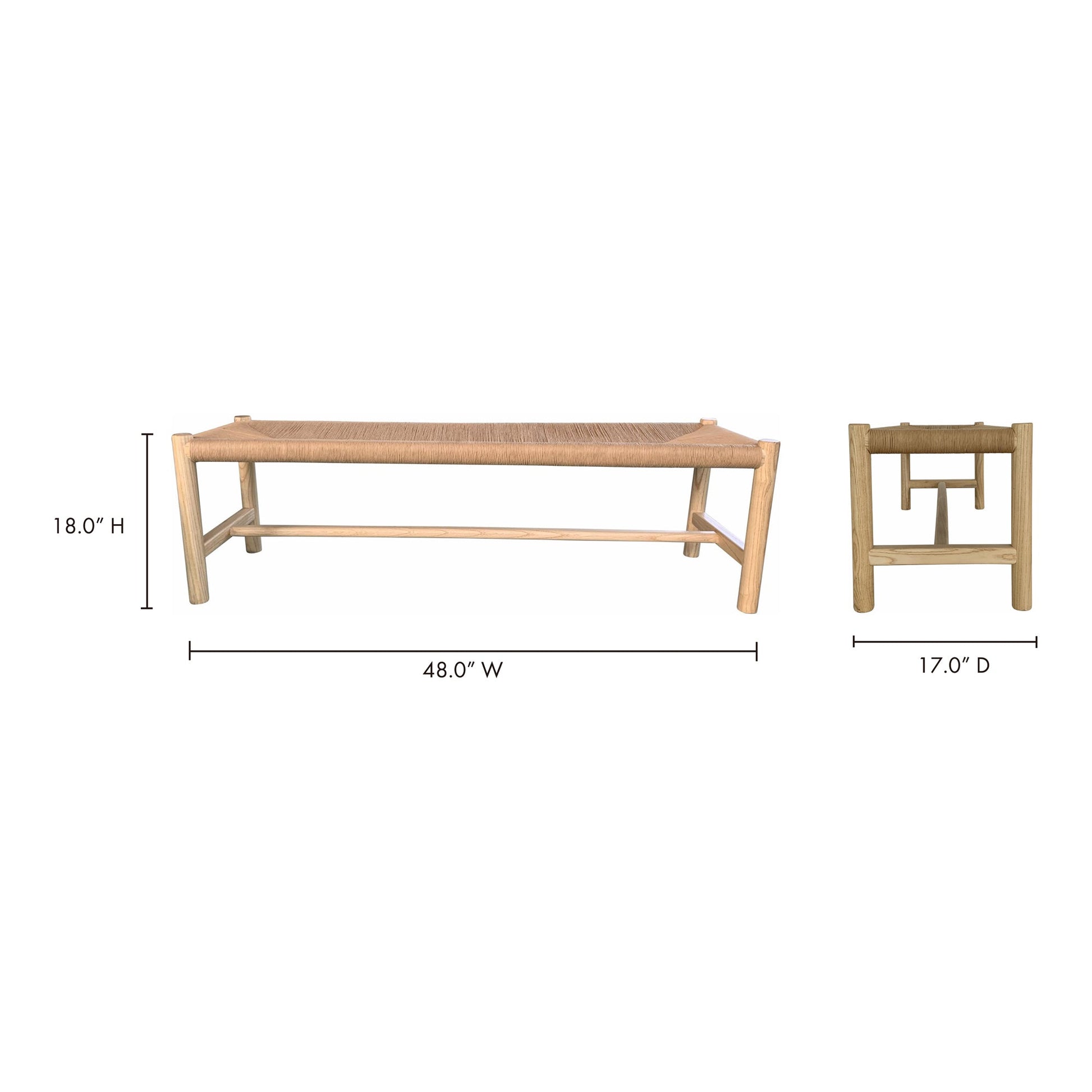 HAWTHORN BENCH SMALL NATURAL-7