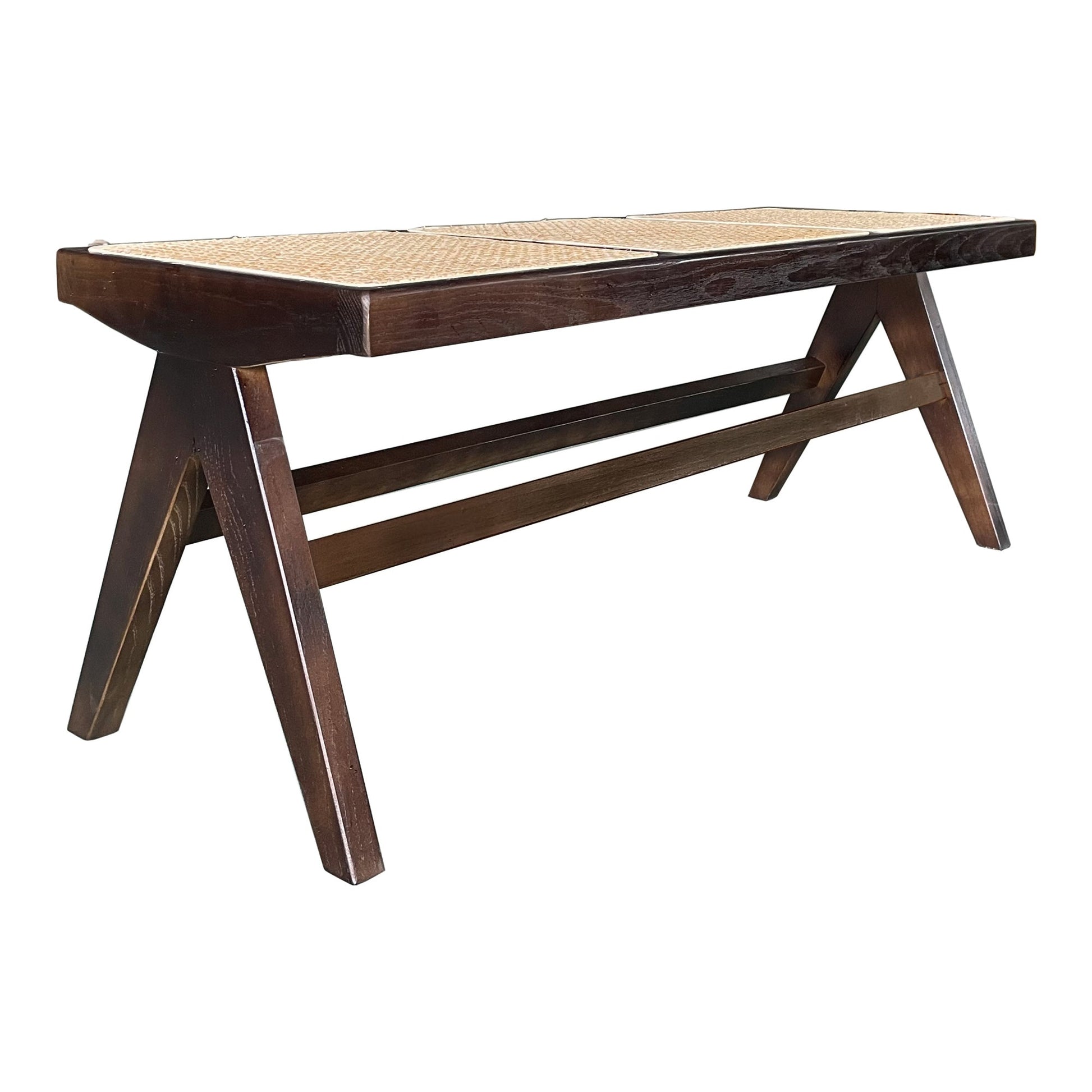 TAKASHI BENCH DARK BROWN-1