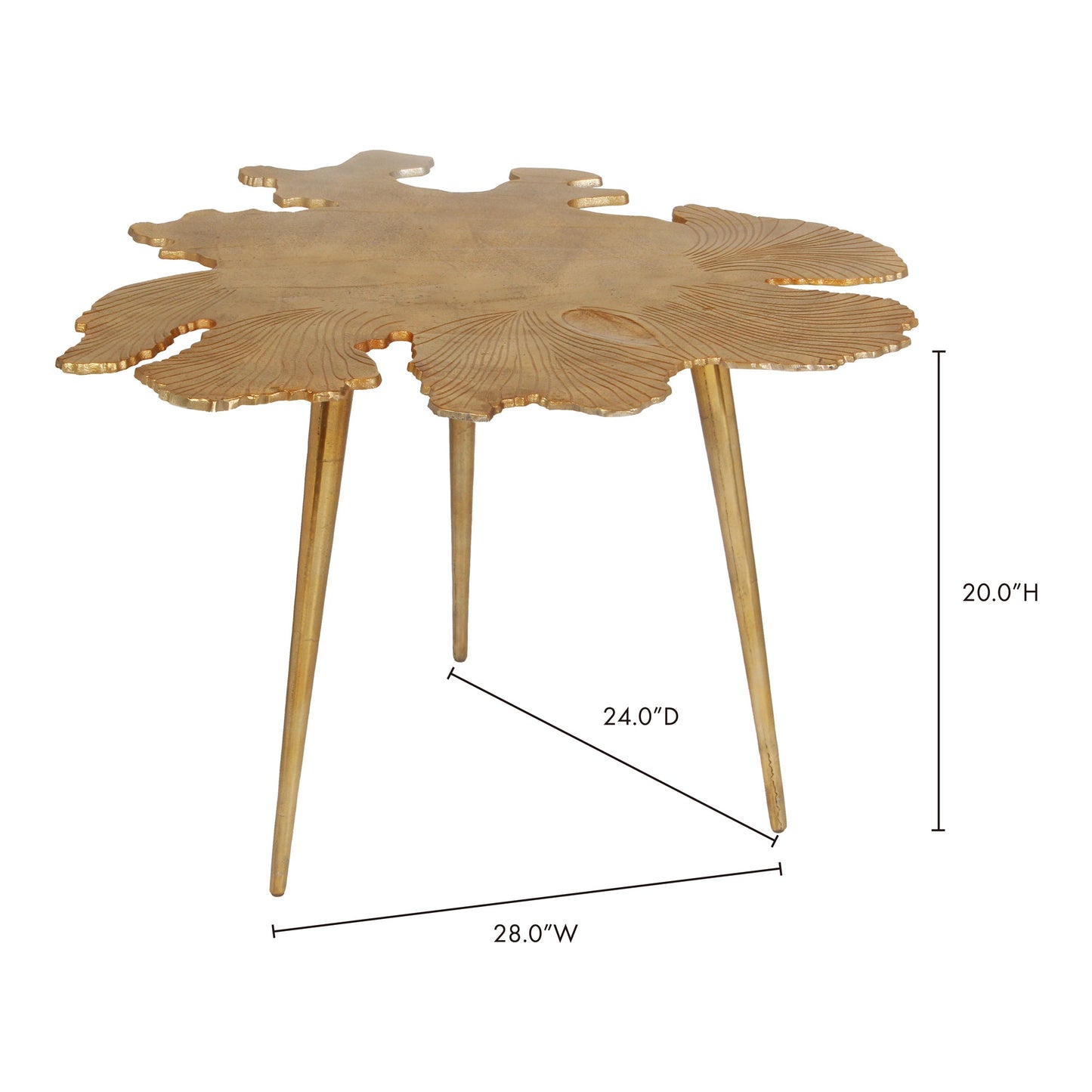 AMOEBA SIDE TABLE GOLD-4