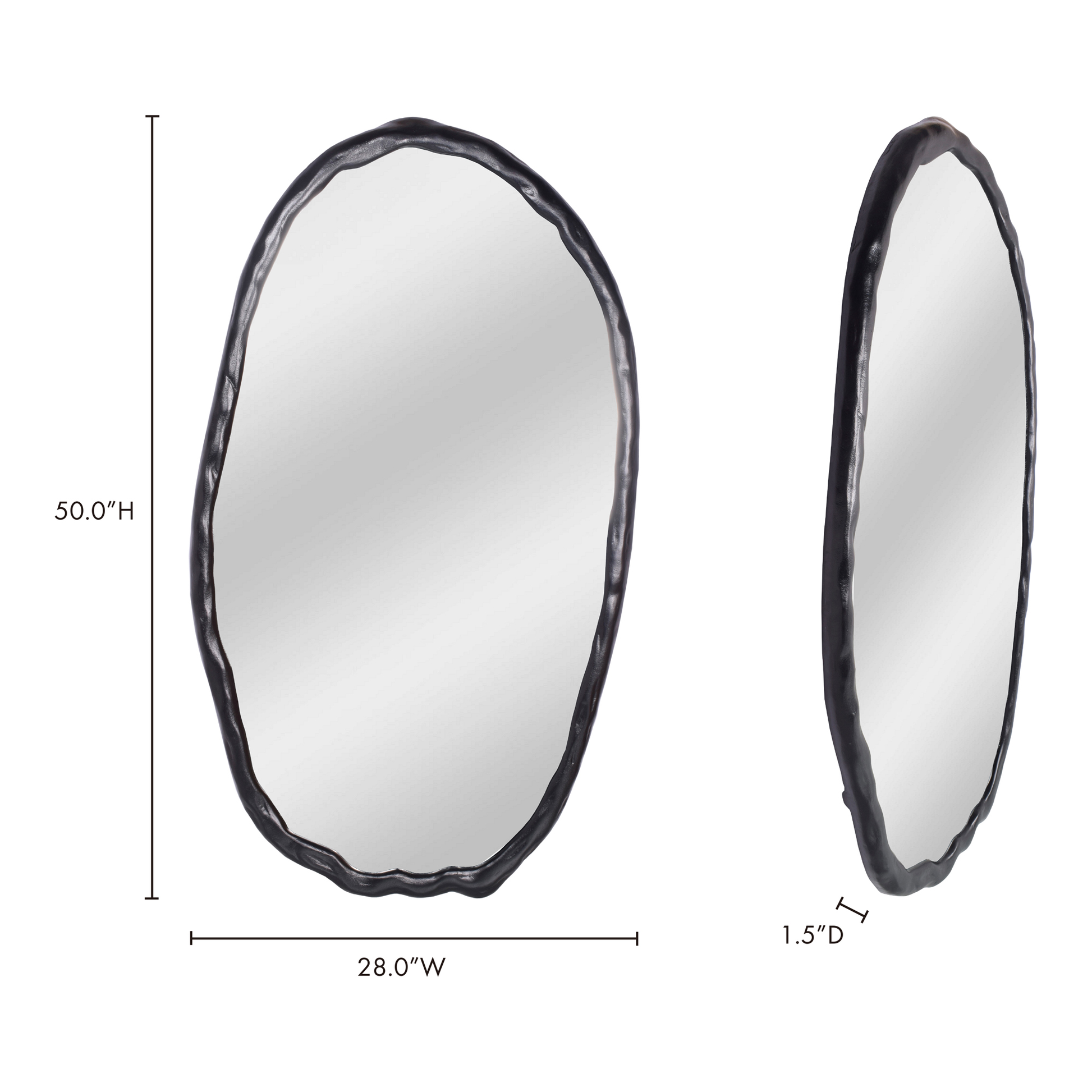 FOUNDRY MIRROR OVAL BLACK-4