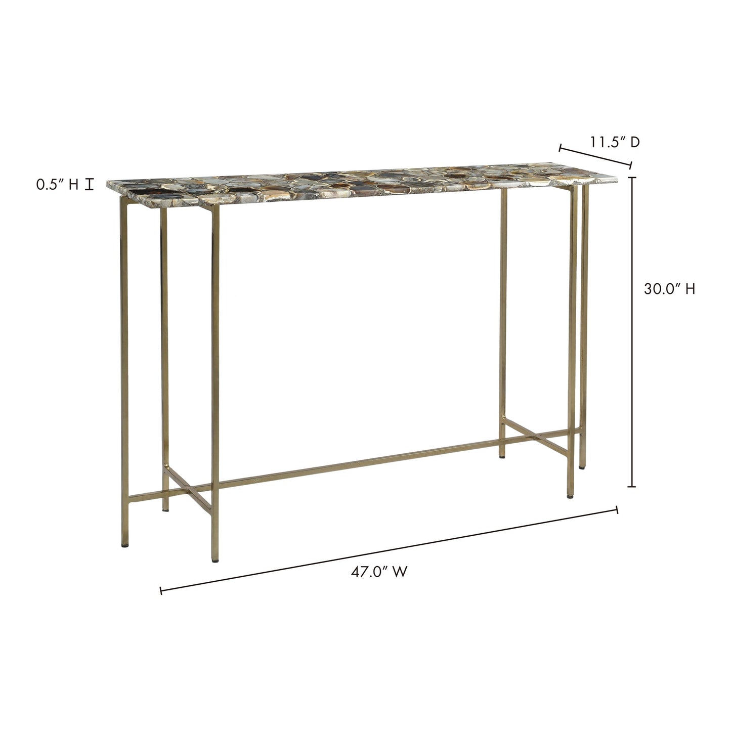 AGATE CONSOLE TABLE-3