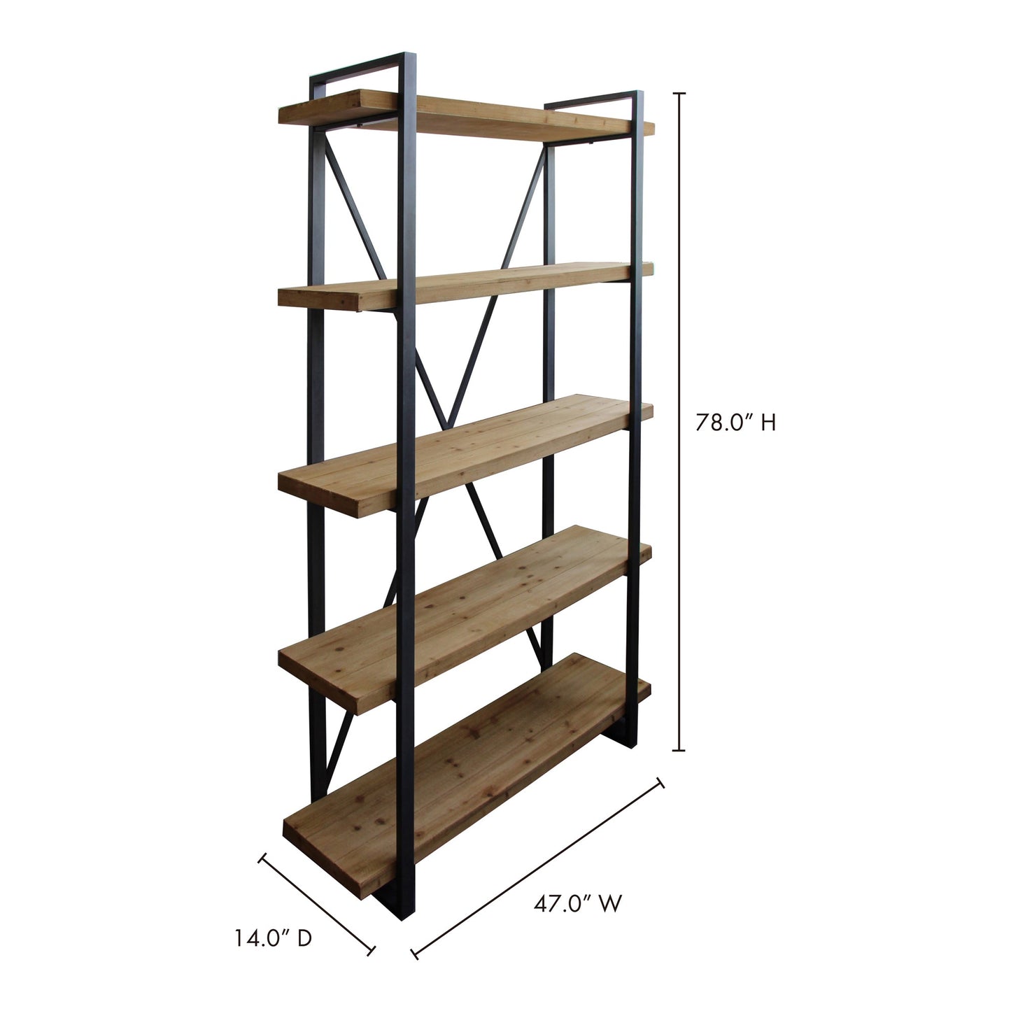 LEX 5 LEVEL SHELF NATURAL-6