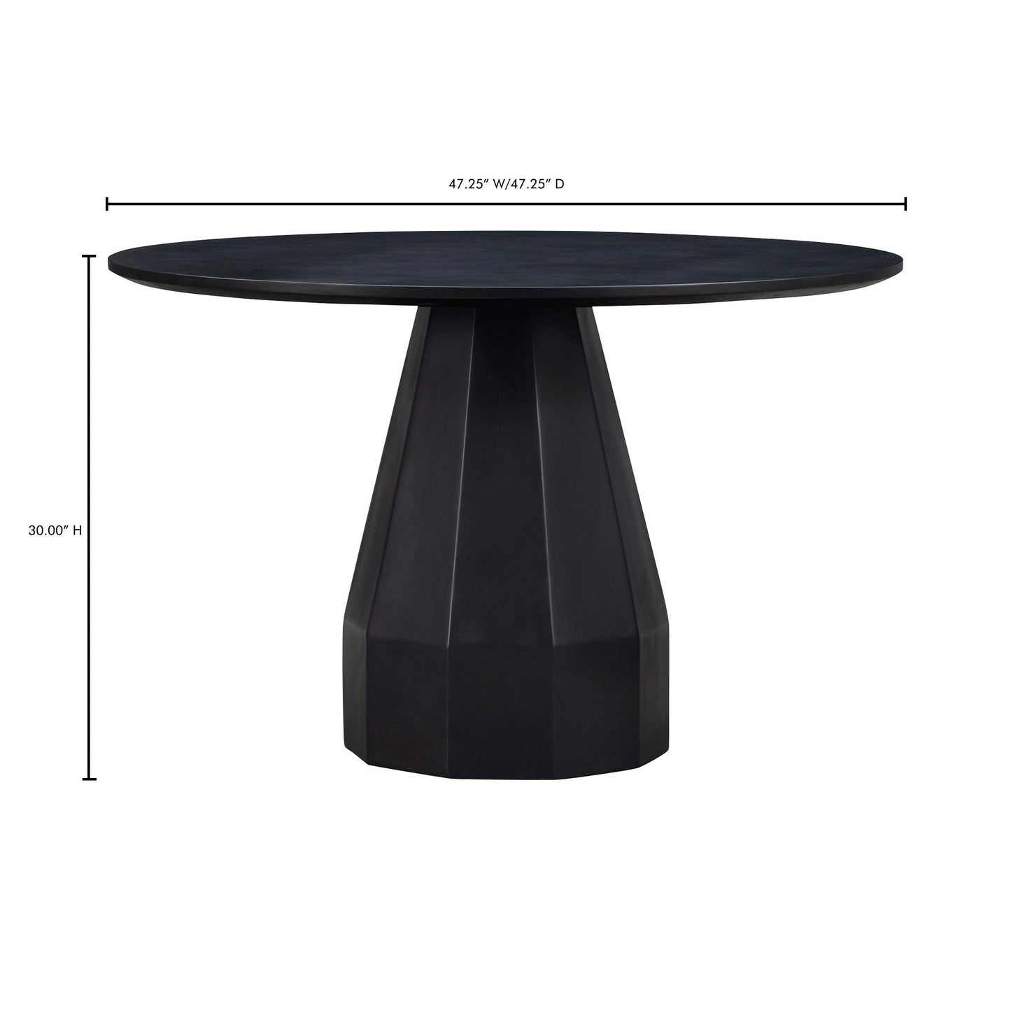 TEMPLO OUTDOOR DINING TABLE BLACK-8