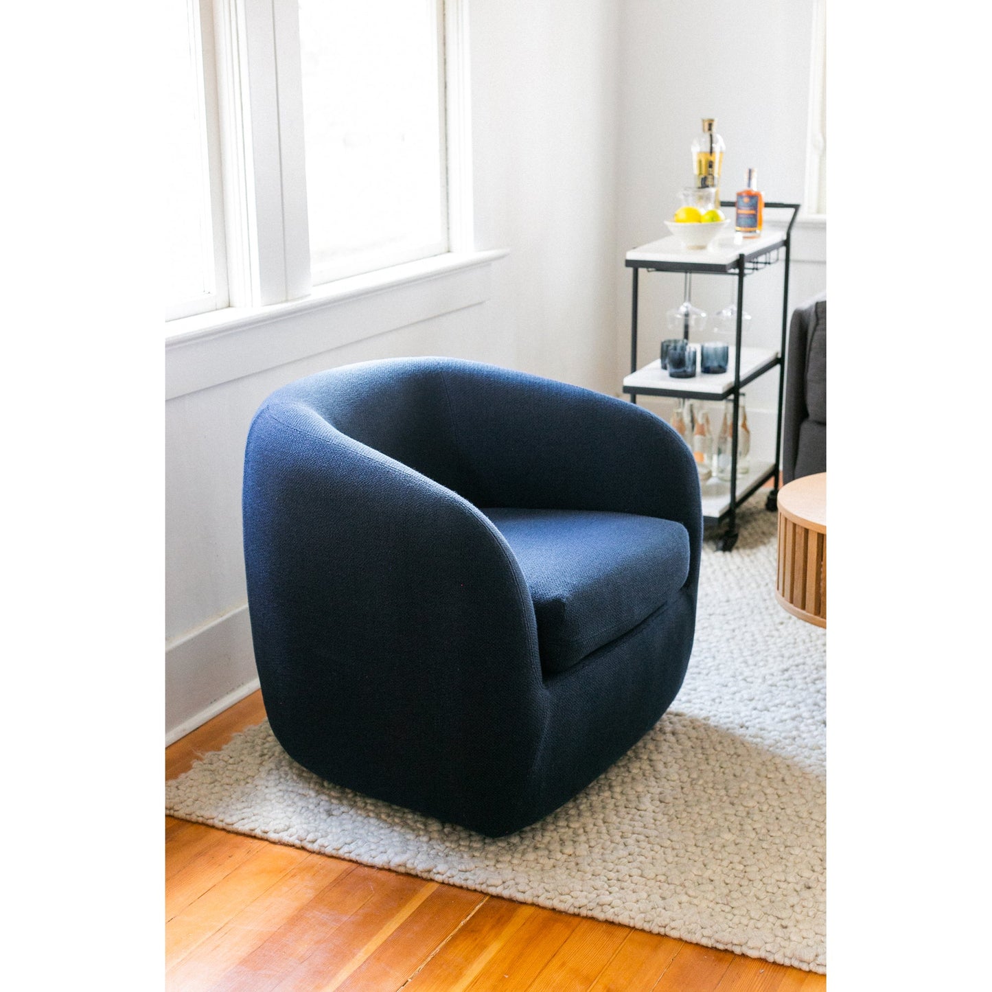 MAURICE SWIVEL CHAIR MIDNIGHT BLUE-7