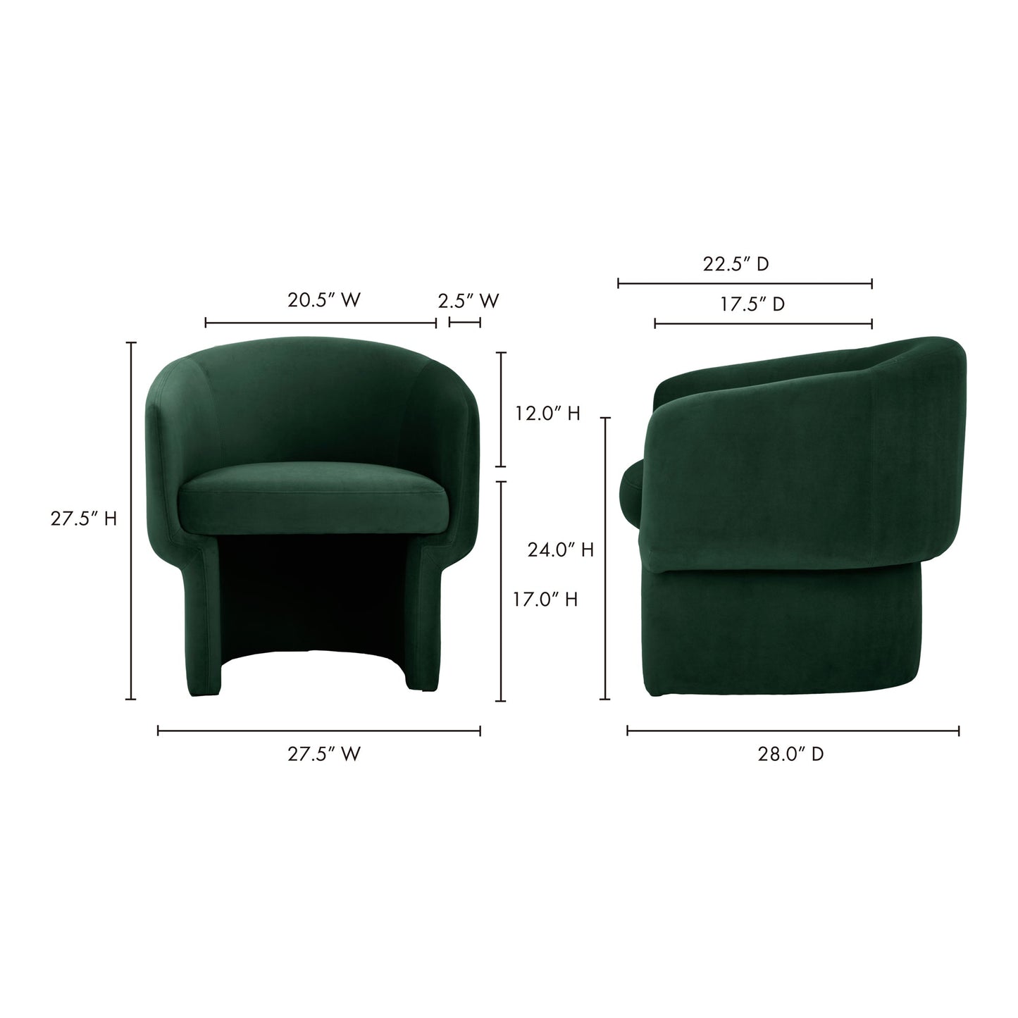 FRANCO CHAIR DARK GREEN-8