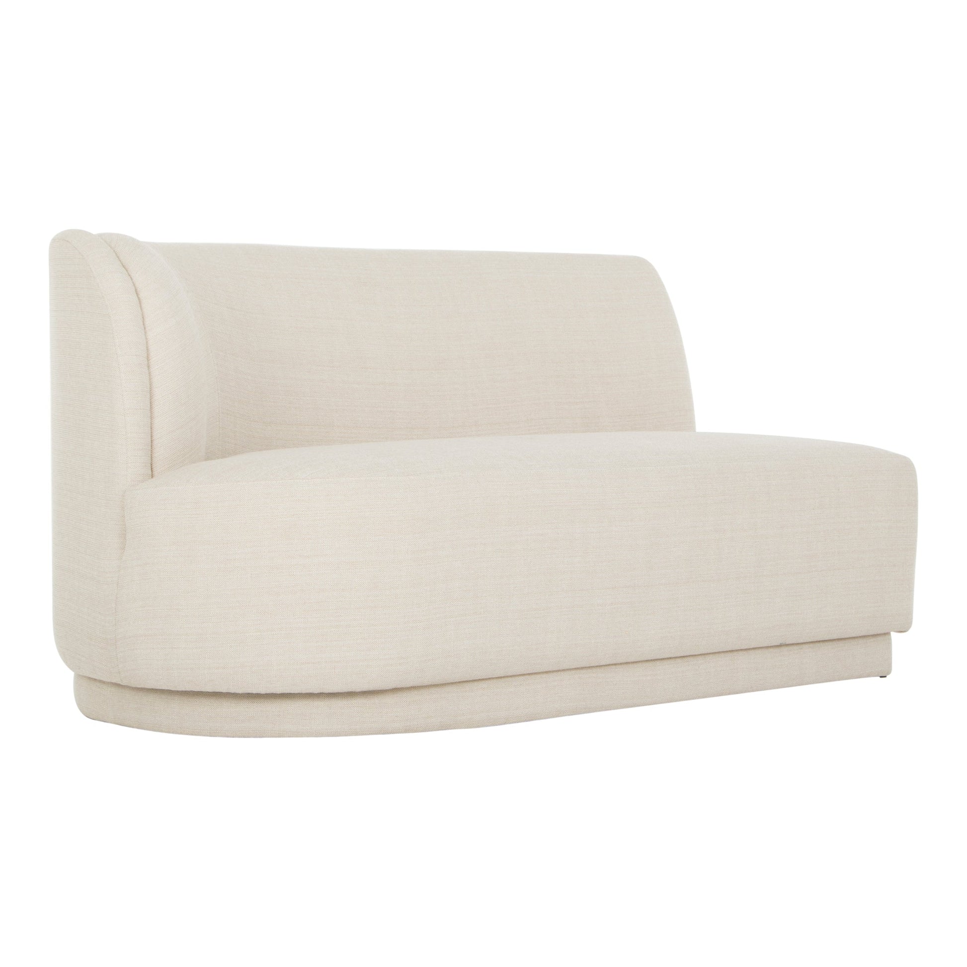 YOON 2 SEAT SOFA LEFT SWEET CREAM-1