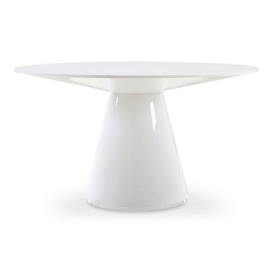 OTAGO DINING TABLE 54in ROUND WHITE-0