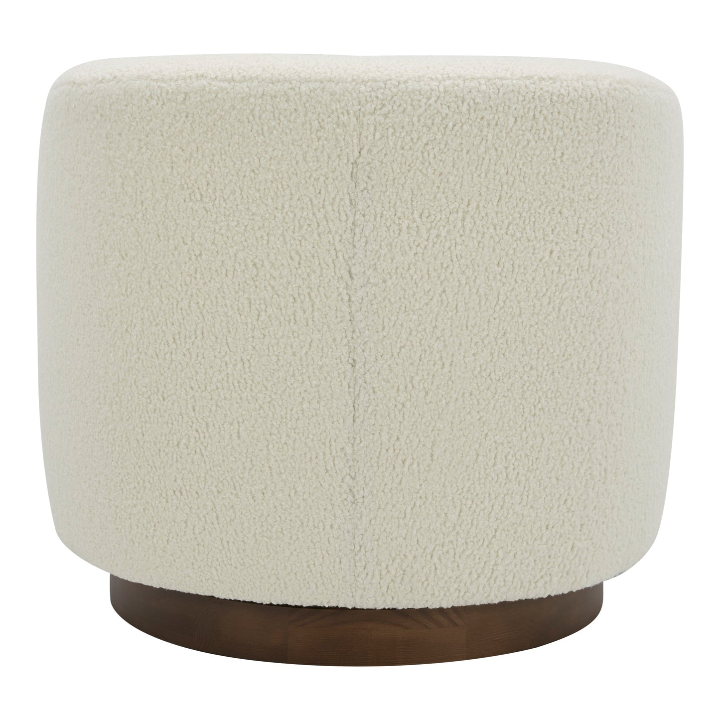 OSCY SWIVEL CHAIR VEGAN SHEARLING WHITE-3