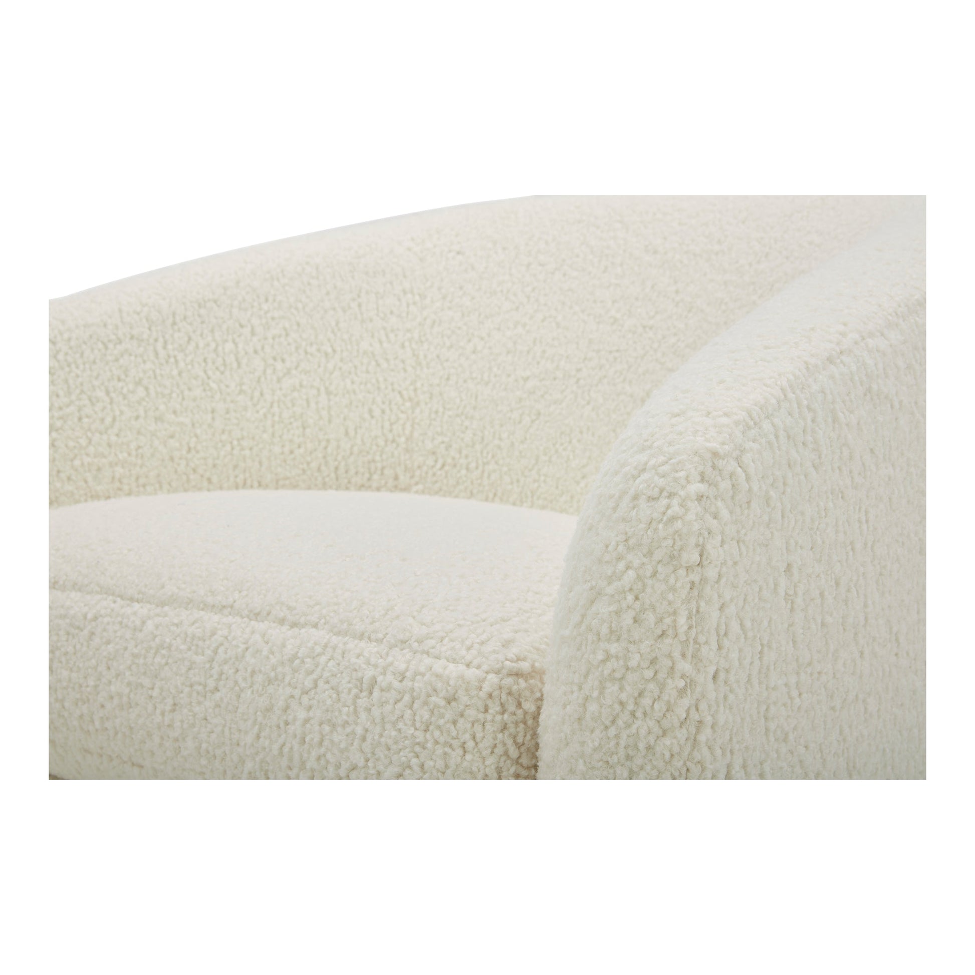 OSCY SWIVEL CHAIR VEGAN SHEARLING WHITE-5