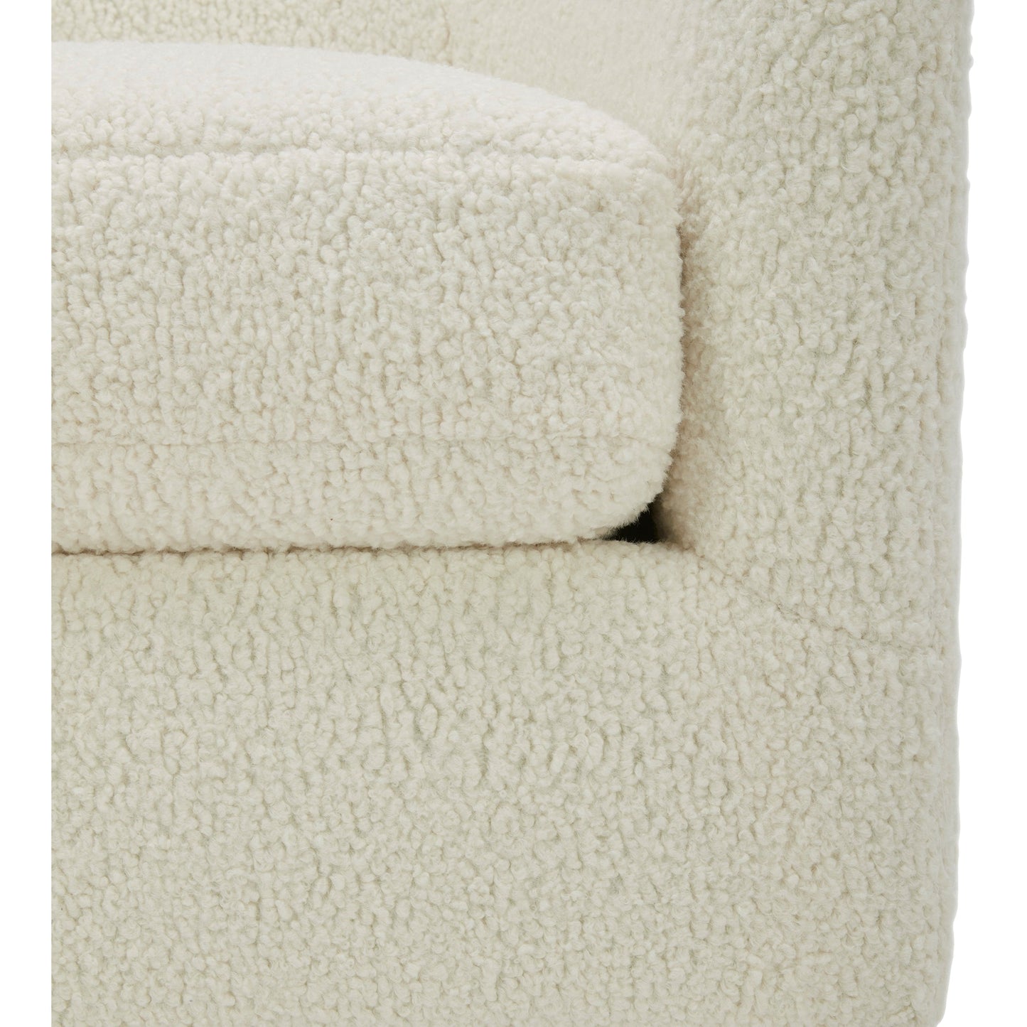 OSCY SWIVEL CHAIR VEGAN SHEARLING WHITE-6